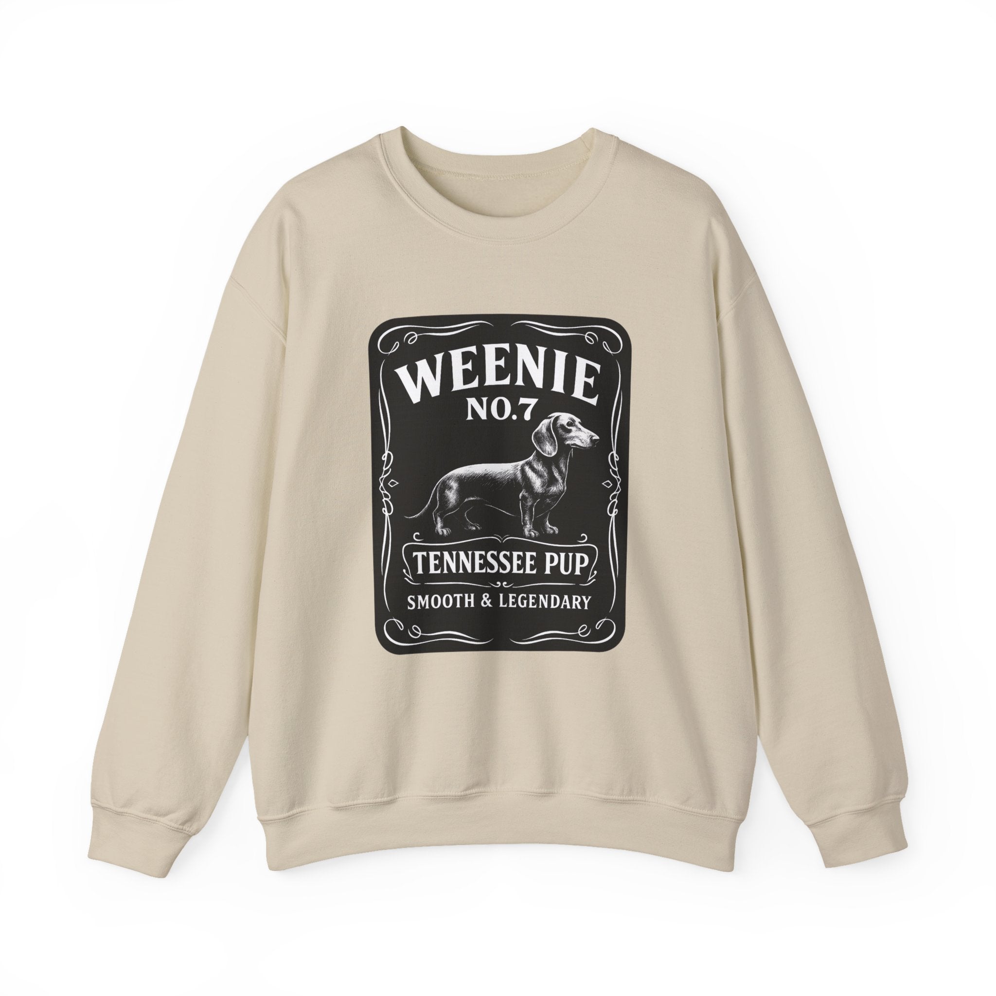 Dachshund whiskey Crewneck Sweatshirt