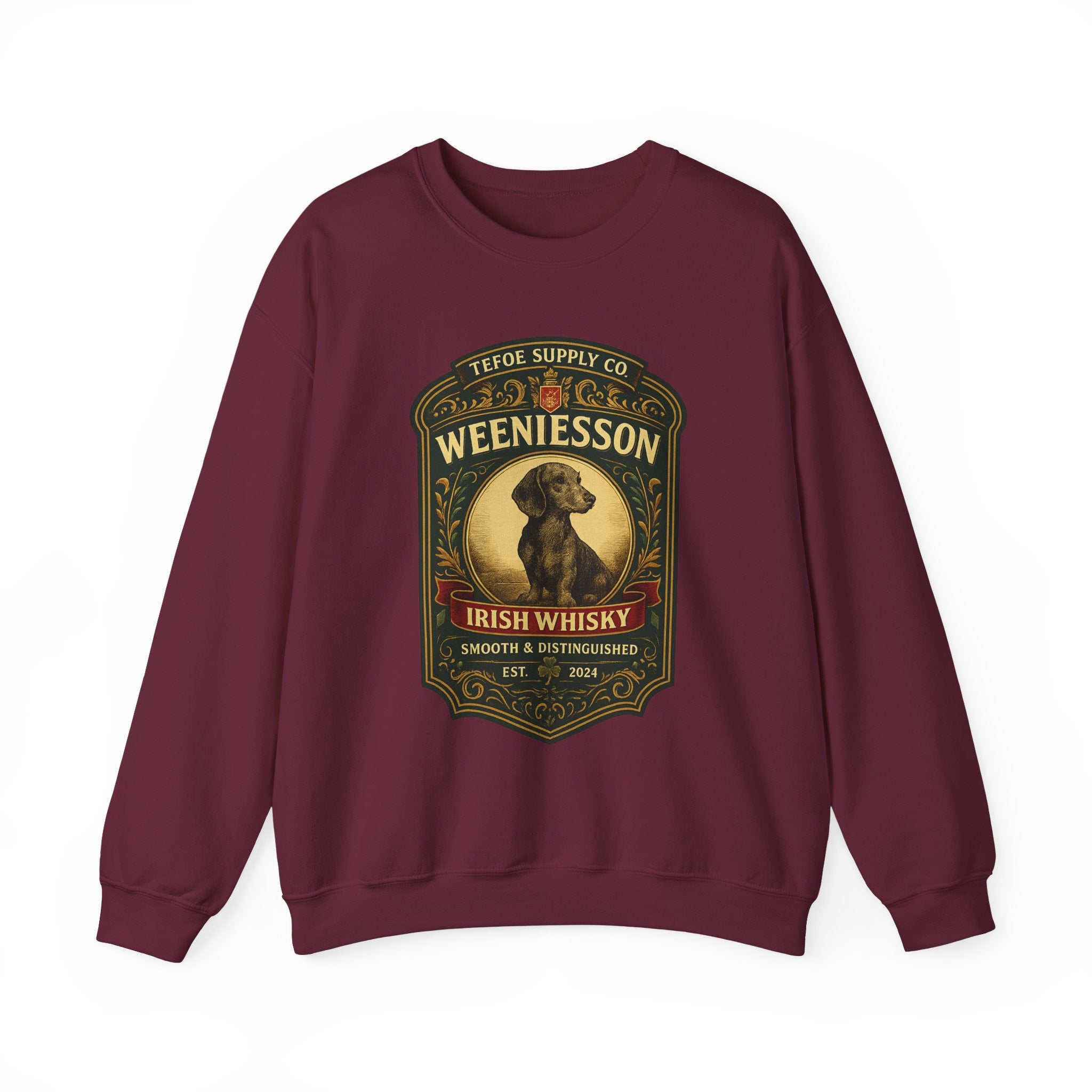 Dachshund Irish Whisky Sweatshirt