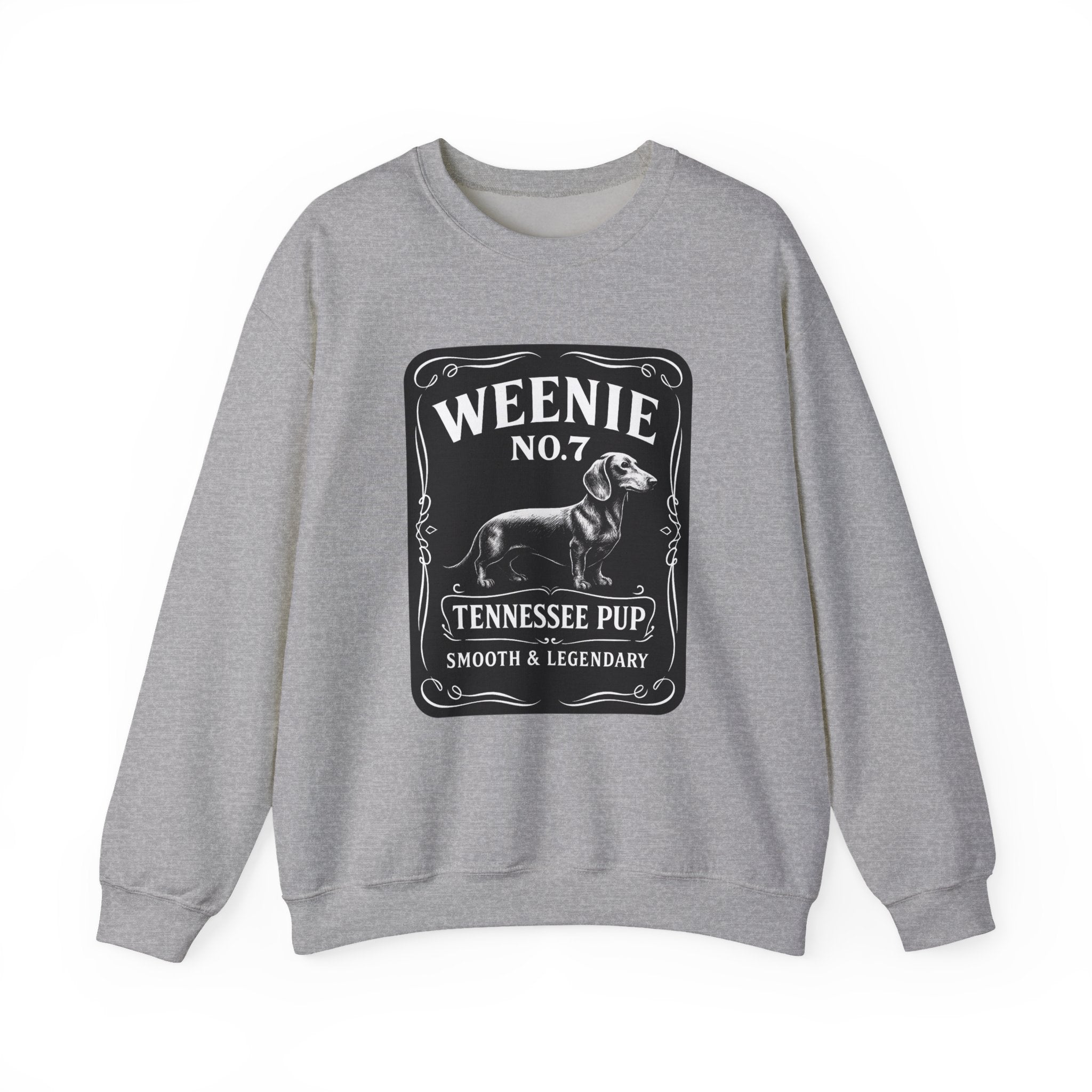 Dachshund whiskey Crewneck Sweatshirt