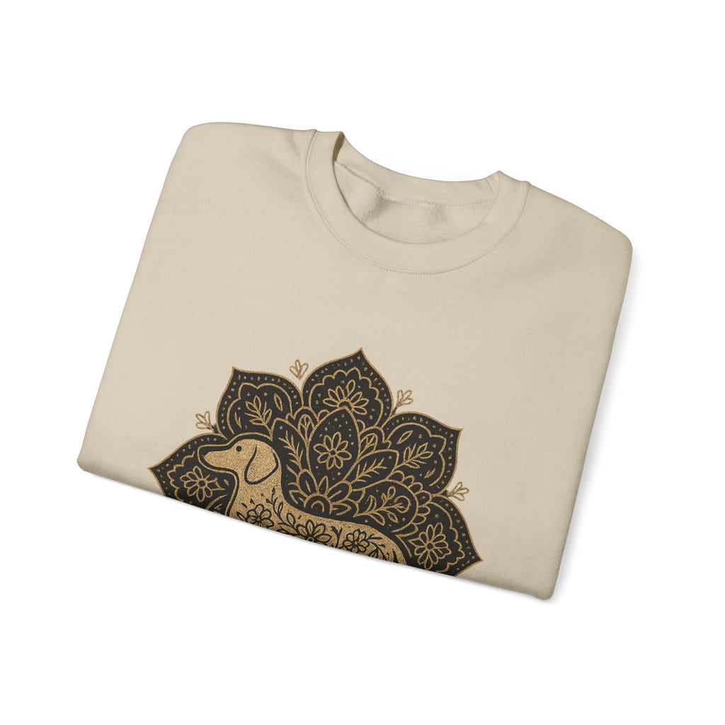 Dachshund Mandala unisex Crewneck Sweatshirt