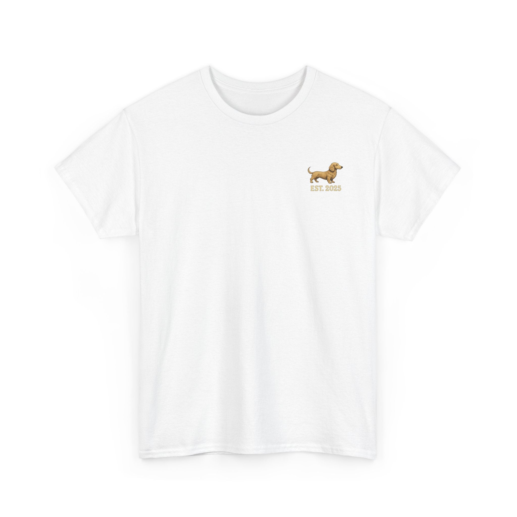 Dachshund T-Shirt — "The Wiener Works Co." Graphic Tee