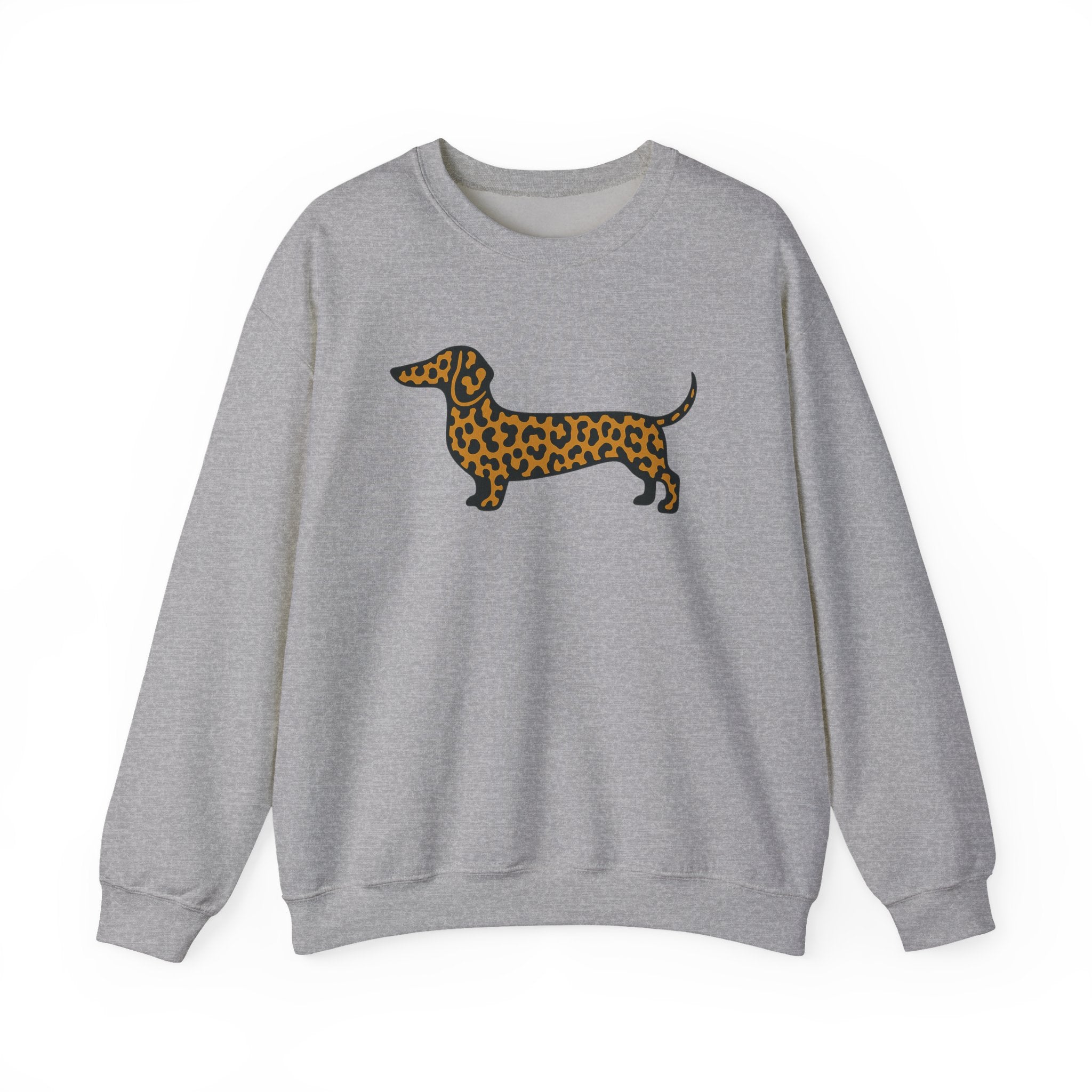 Leopard Print Dachshund Sweatshirt