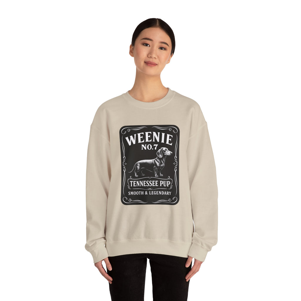 Dachshund whiskey Crewneck Sweatshirt