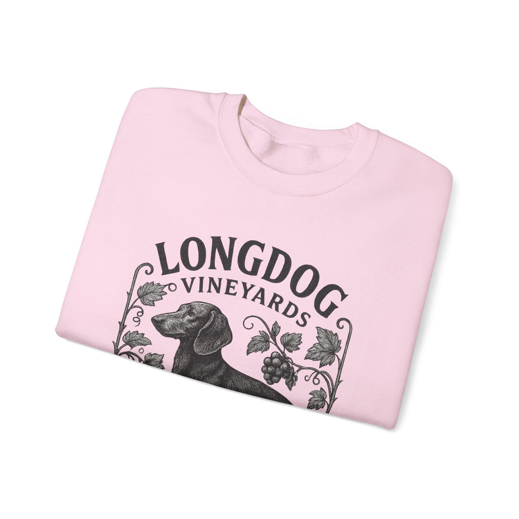 Dachshund Wine Lover Graphic crewneck sweatshirt