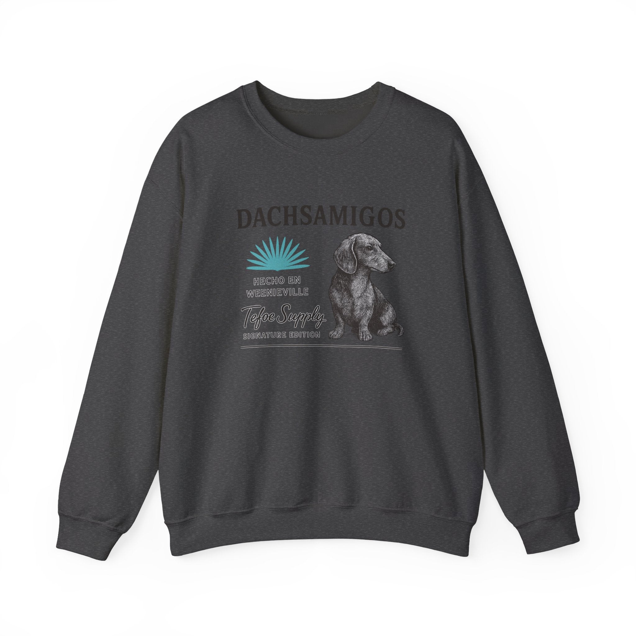 Dachsamigos Sweatshirt — Cute Dachshund Graphic Crewneck