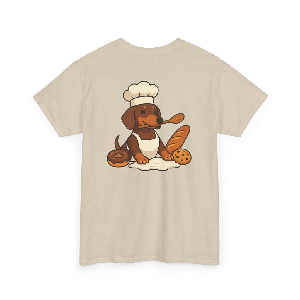 Baker Wienie Dachshund Chef Graphic Tee