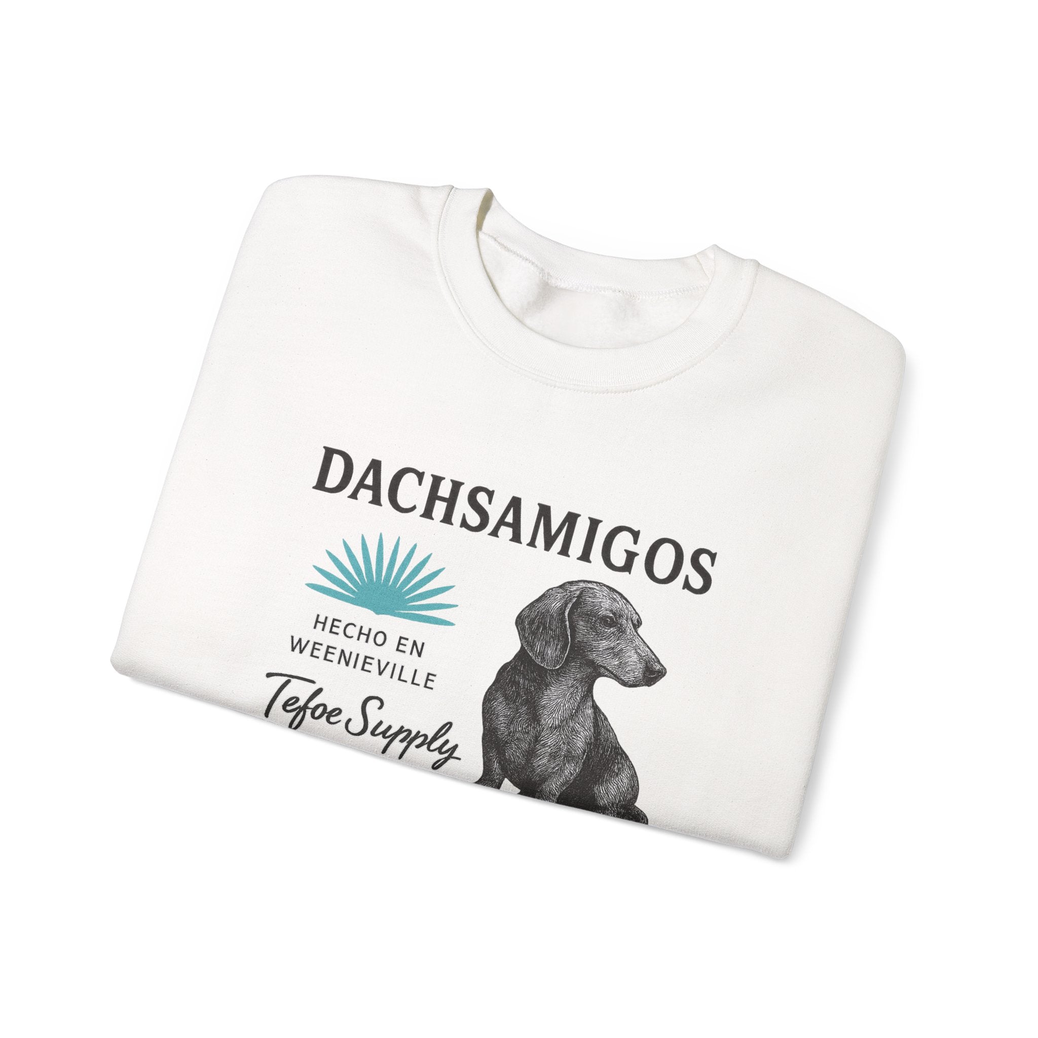Dachsamigos Sweatshirt — Cute Dachshund Graphic Crewneck