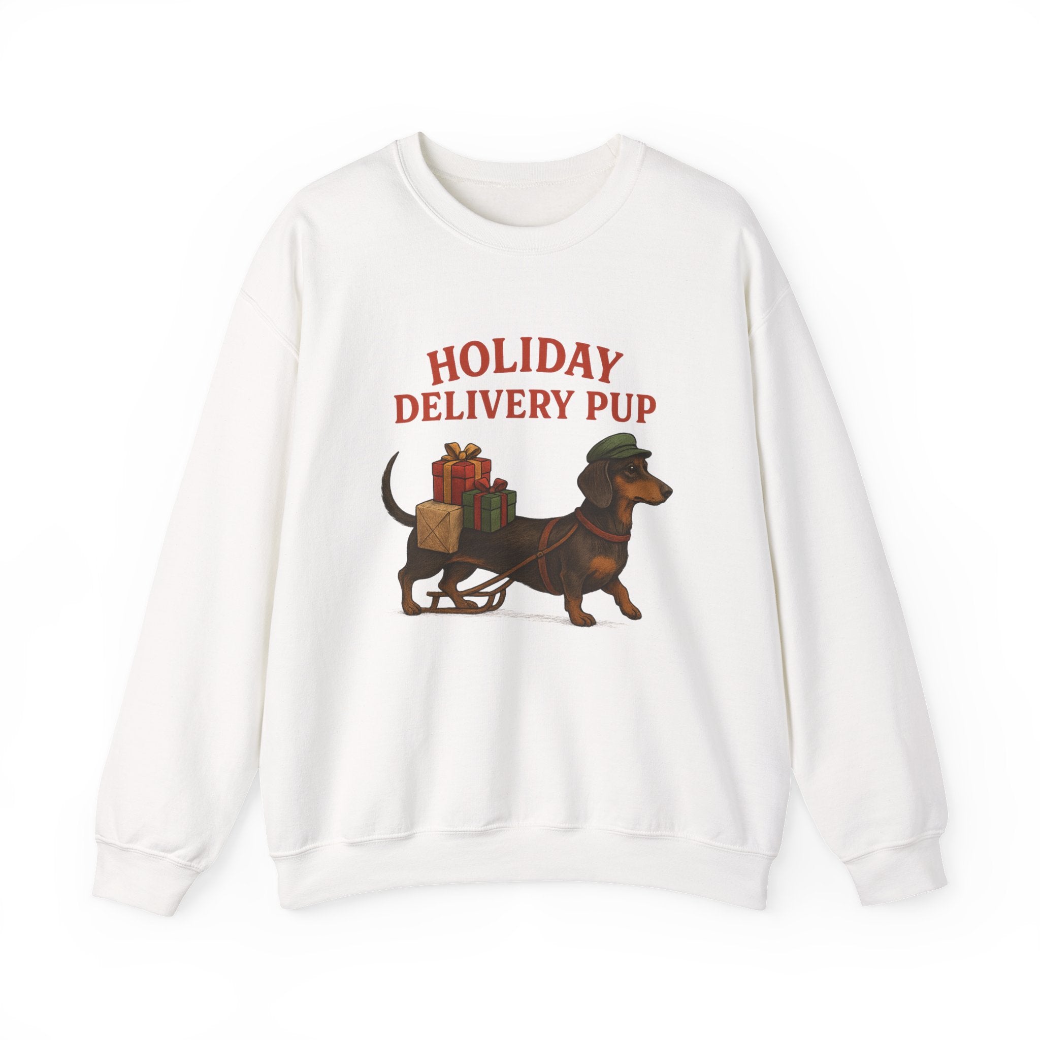Holiday Delivery dachshund Sweatshirt – Dachshund Christmas Crewneck