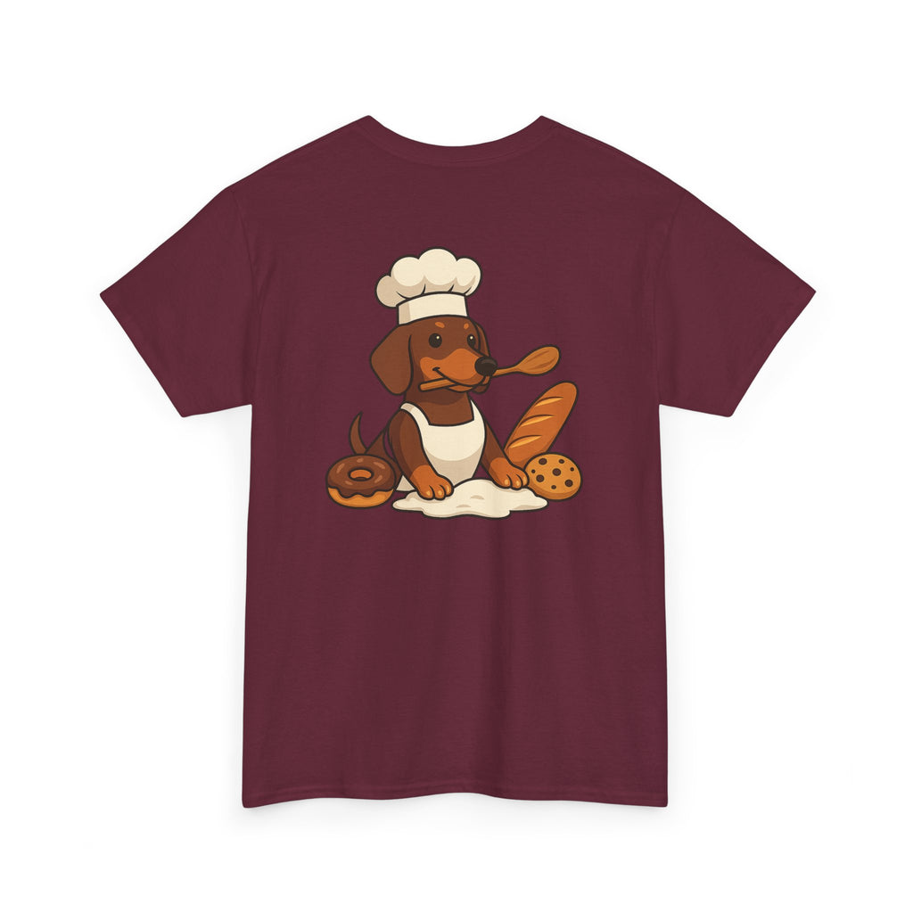 Baker Wienie Dachshund Chef Graphic Tee