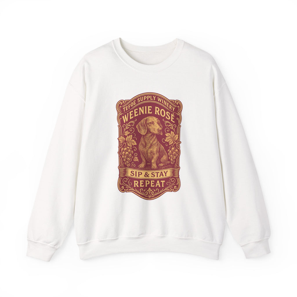 Dachshund Wine Lover Crewneck sweatshirt