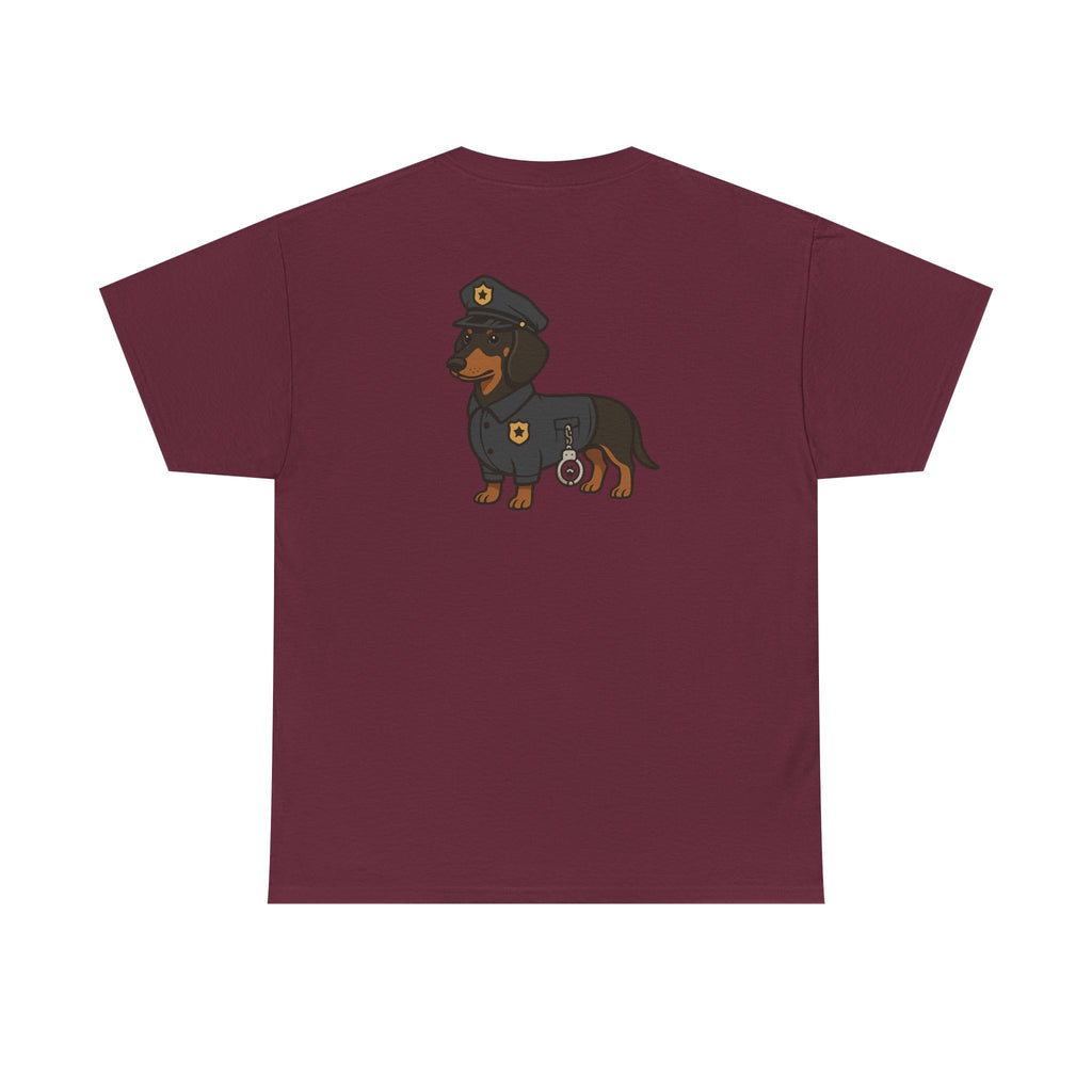 K9 Unit Dachshund Tee — Police Dog Graphic T-Shirt