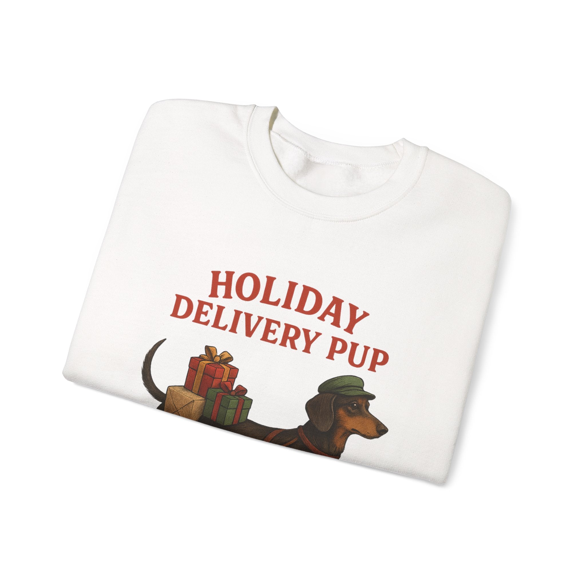 Holiday Delivery dachshund Sweatshirt – Dachshund Christmas Crewneck