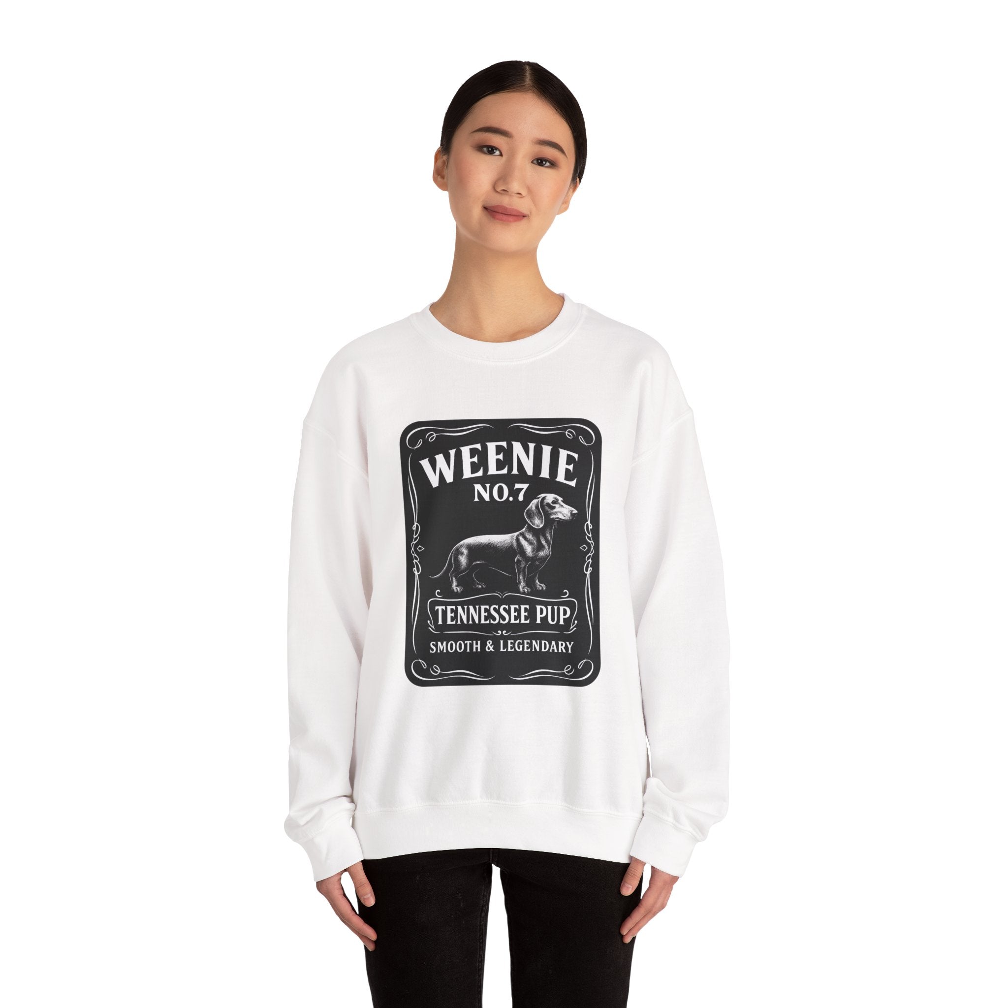 Dachshund whiskey Crewneck Sweatshirt