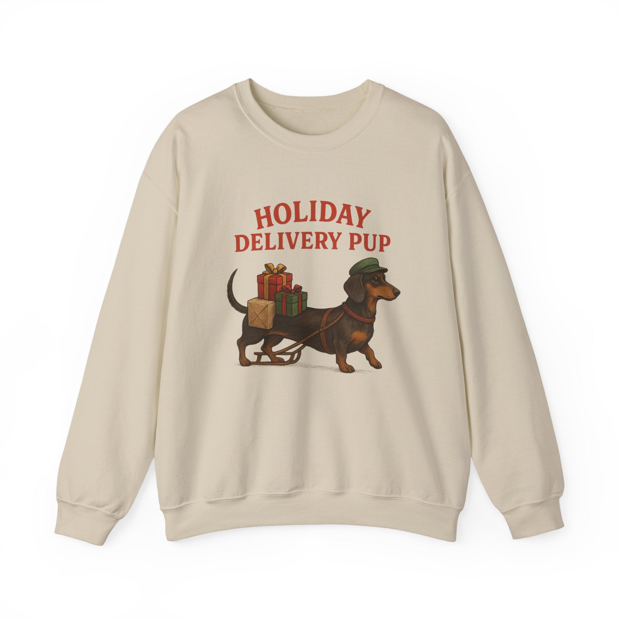Holiday Delivery dachshund Sweatshirt – Dachshund Christmas Crewneck