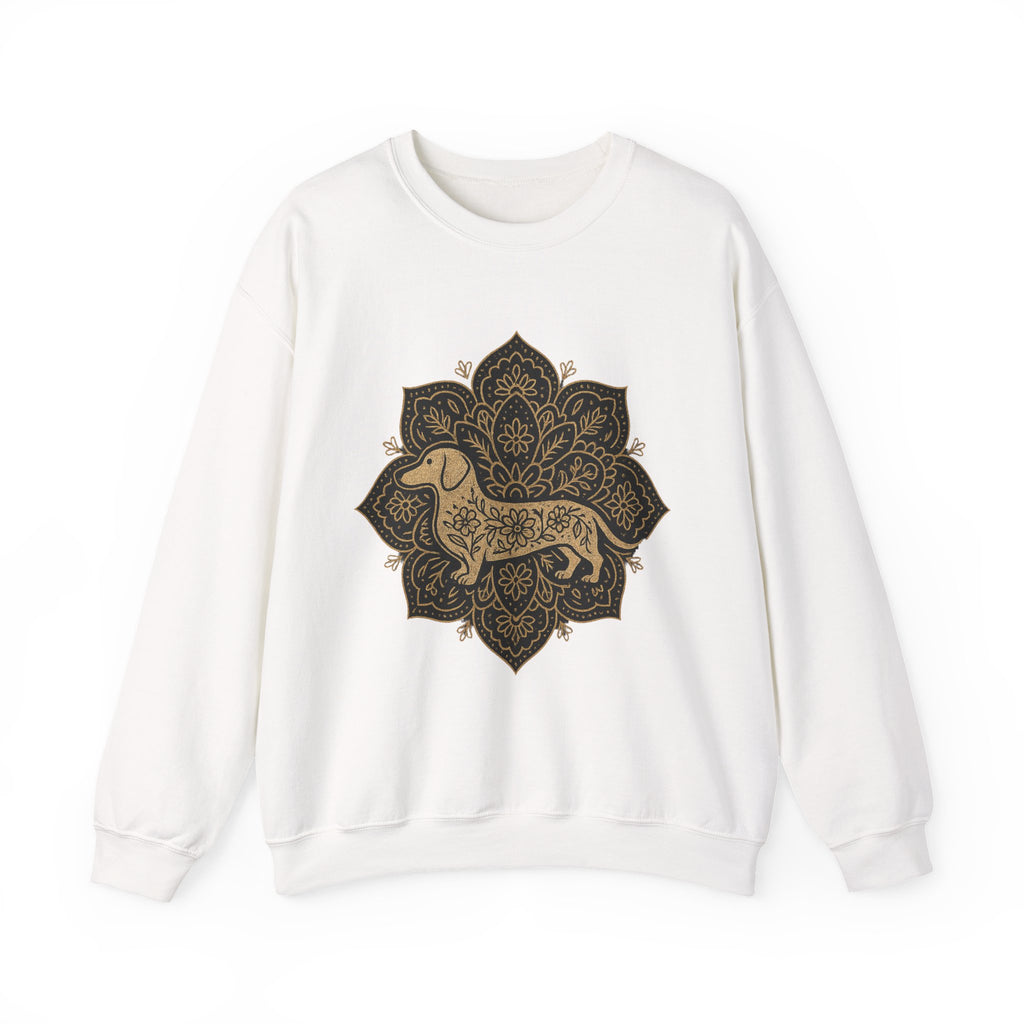 Dachshund Mandala unisex Crewneck Sweatshirt