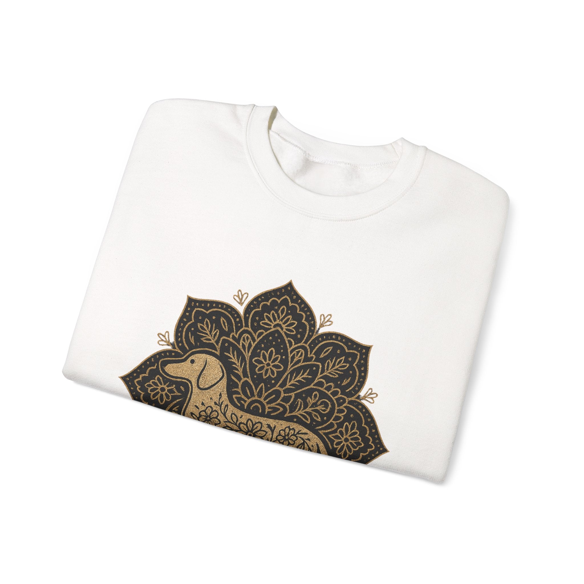 Dachshund Mandala unisex Crewneck Sweatshirt