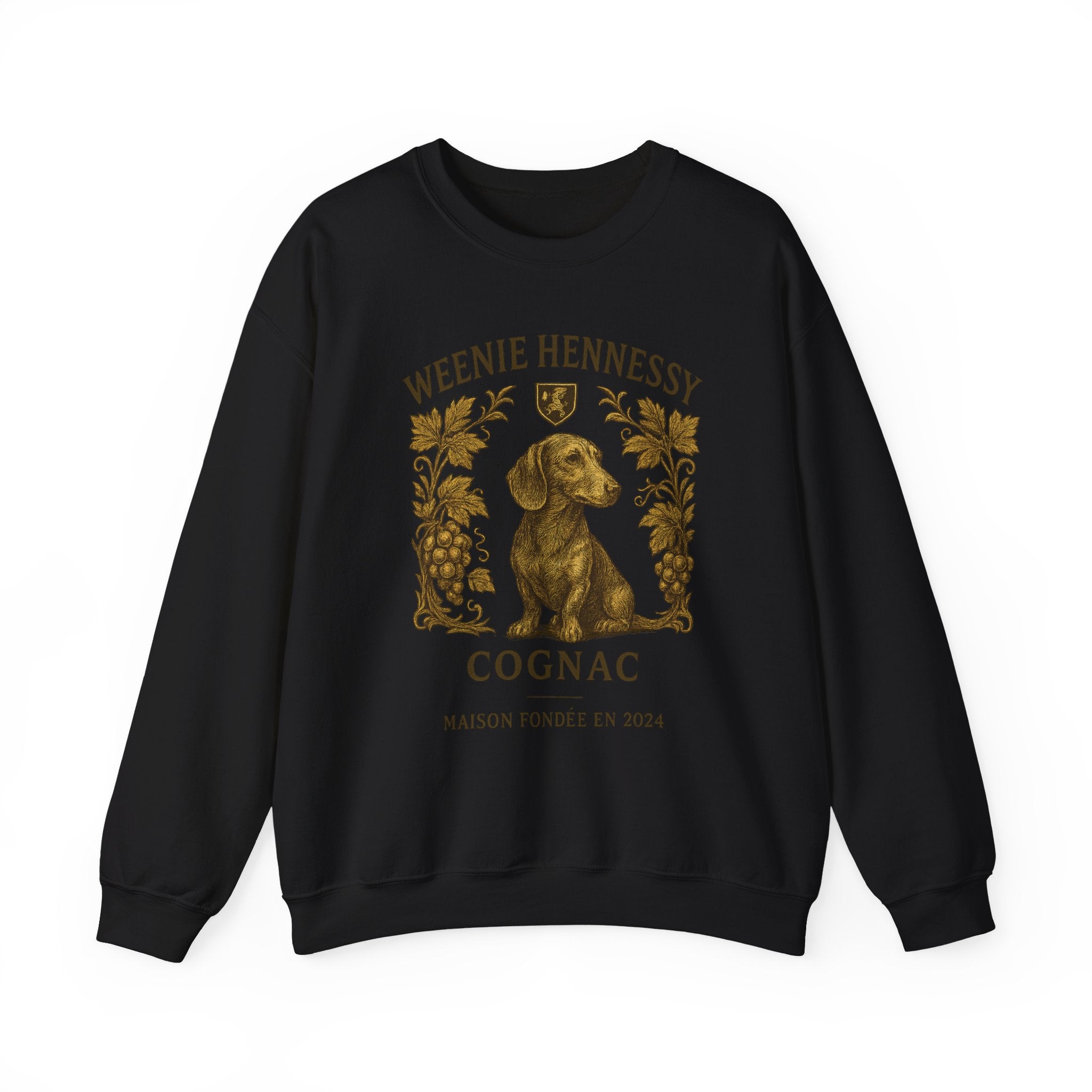 Weenie Hennessy Vintage Dachshund Graphic sweatshirt