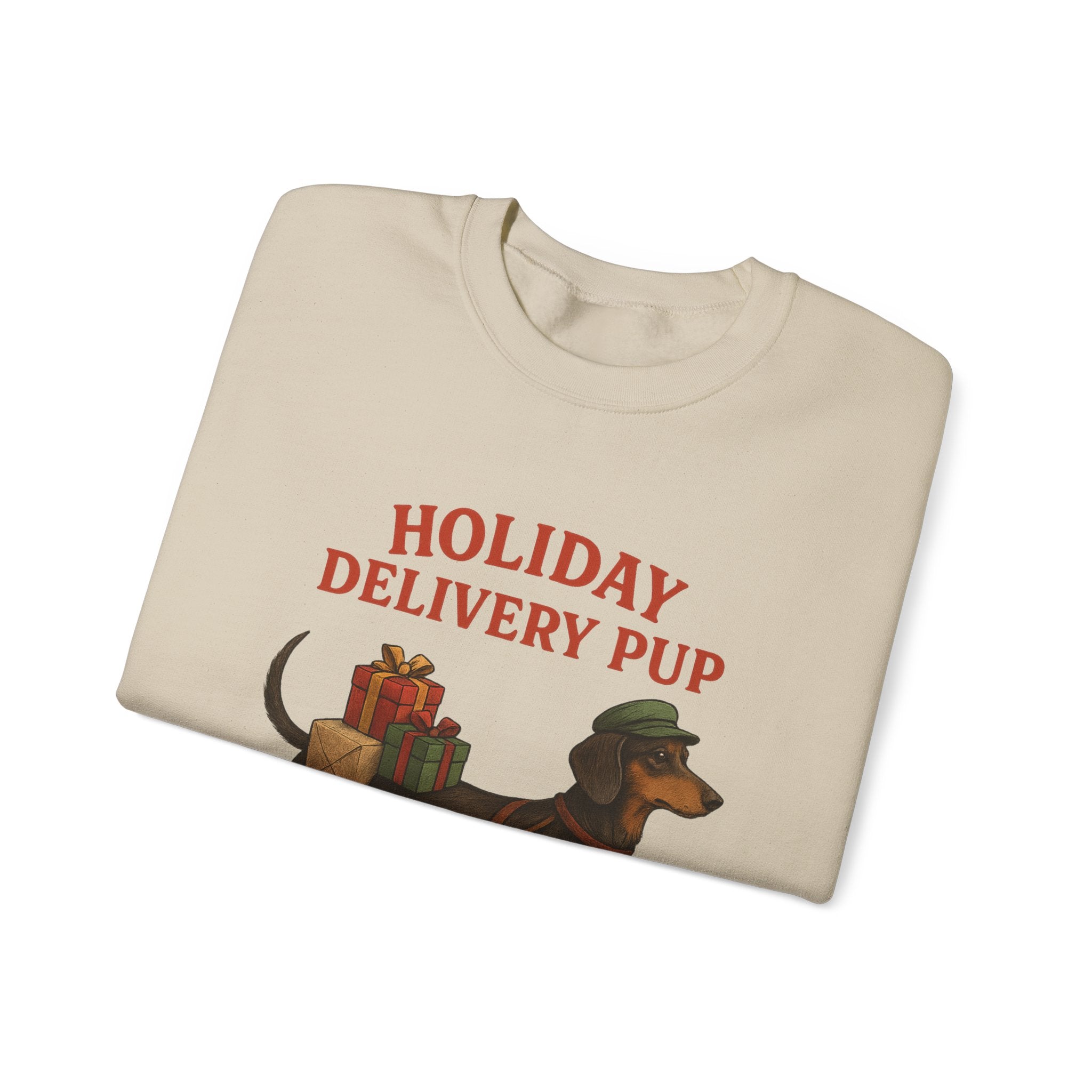 Holiday Delivery dachshund Sweatshirt – Dachshund Christmas Crewneck