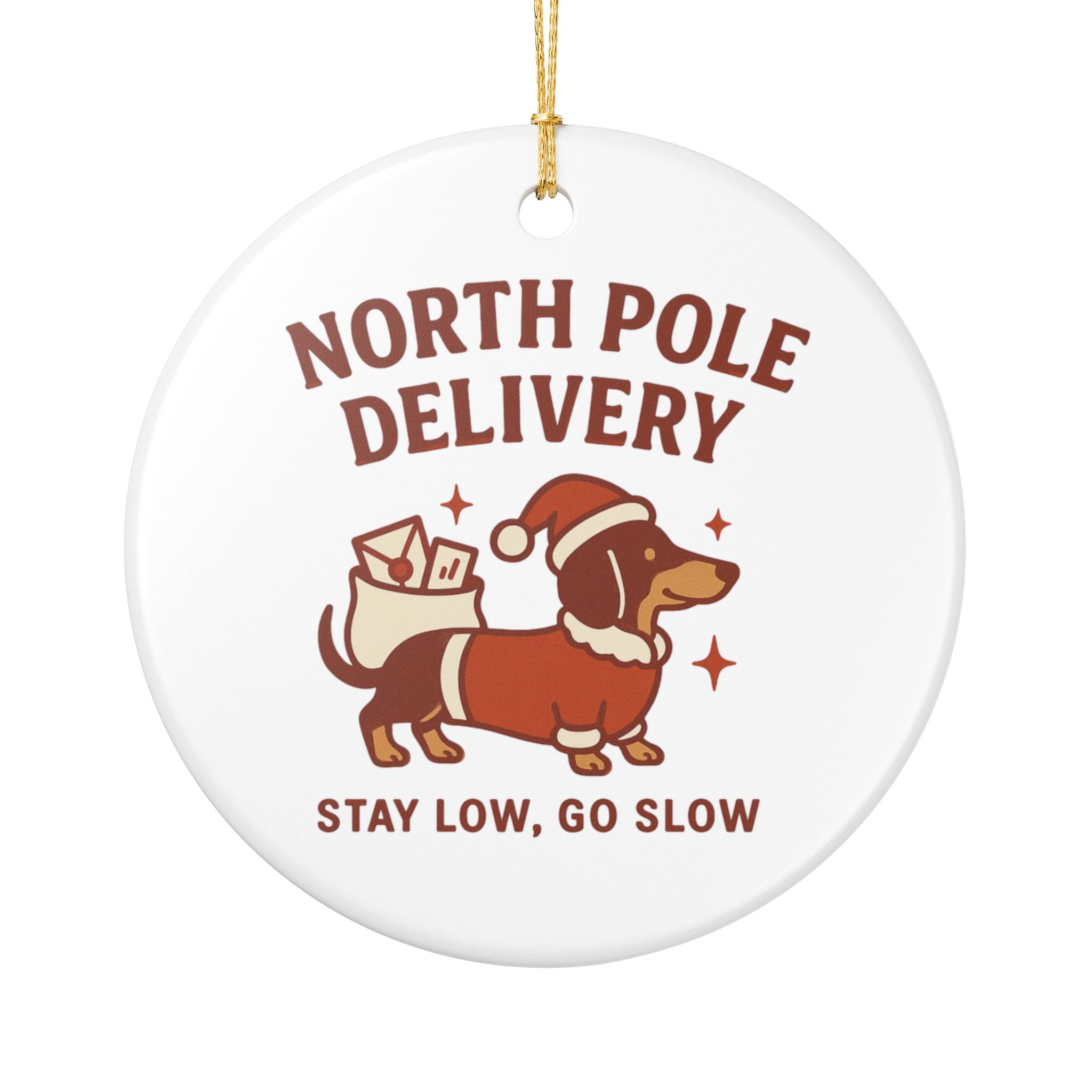 Dachshund Christmas Ornament