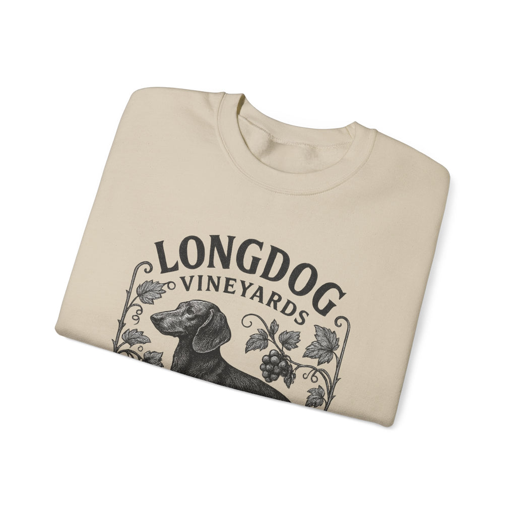 Dachshund Wine Lover Graphic crewneck sweatshirt