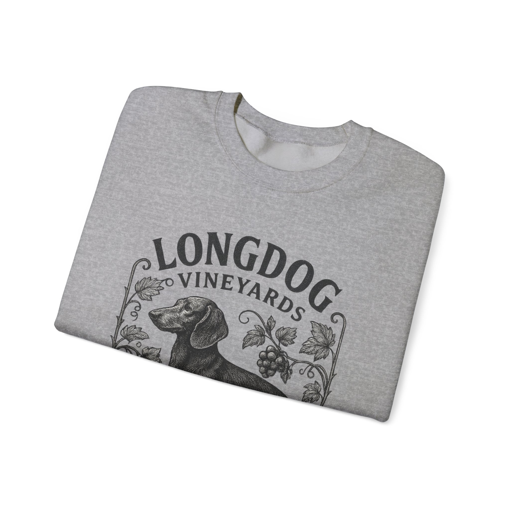 Dachshund Wine Lover Graphic crewneck sweatshirt
