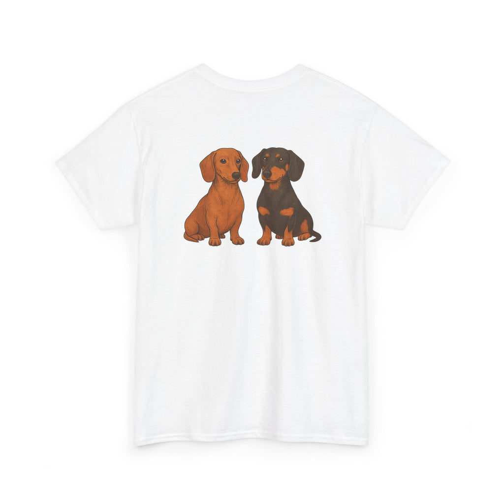 Dachshund Couple Tee - "My Better Halves" Cute Dog Lovers T-Shirt