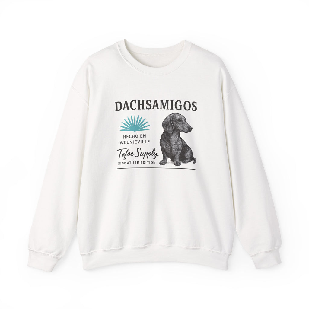 Dachsamigos Sweatshirt — Cute Dachshund Graphic Crewneck