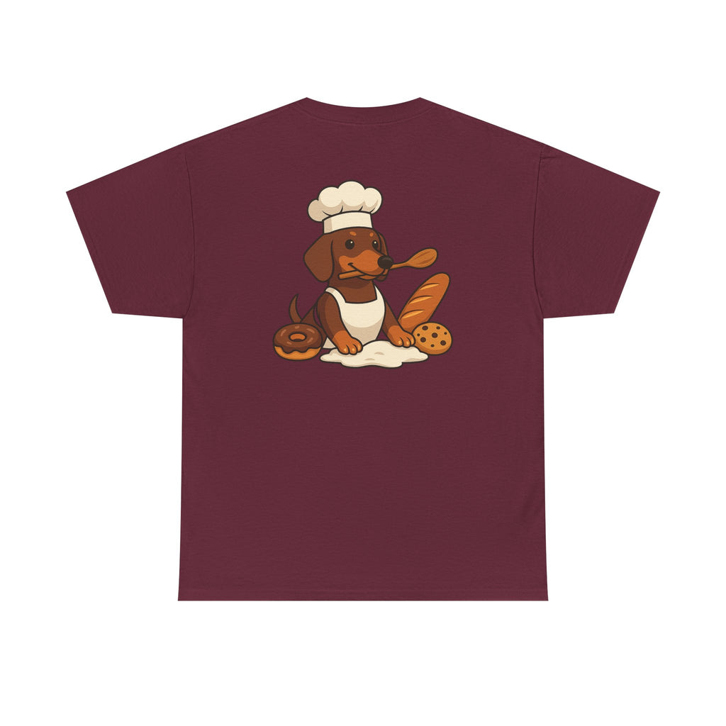 Baker Wienie Dachshund Chef Graphic Tee