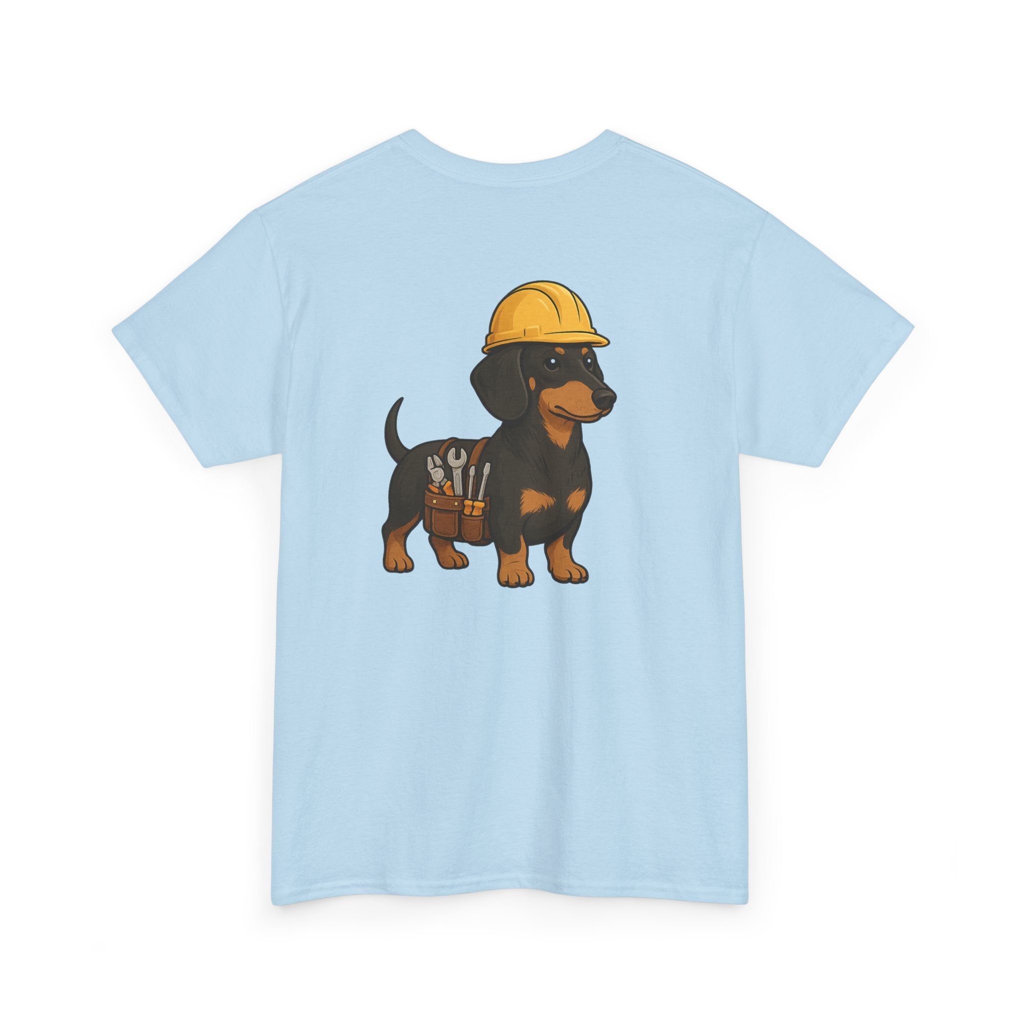 Dachshund Construction Crew Tee — Cute Dog Builder Graphic T-Shirt