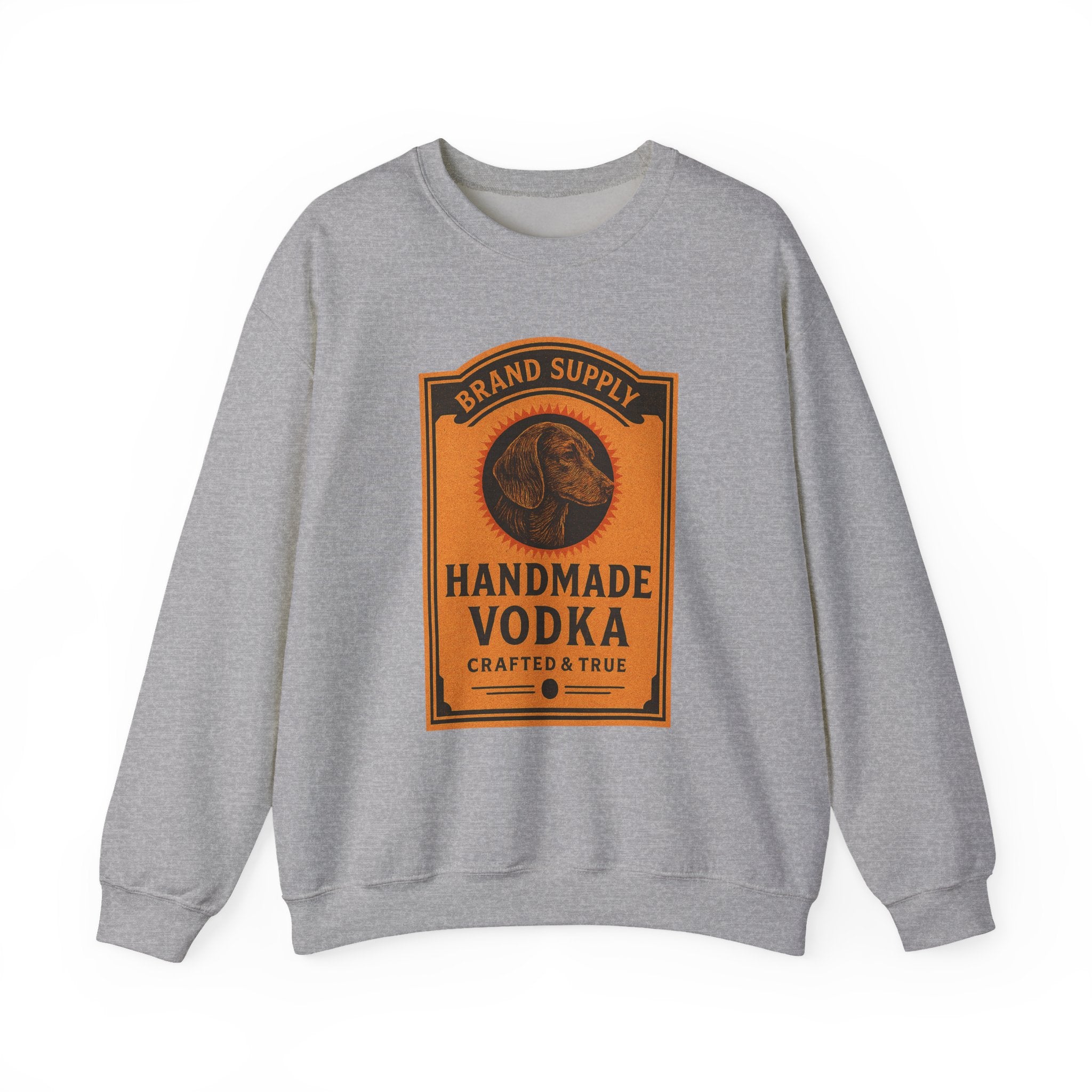 Dachshund Vodka Vintage Label Graphic sweatshirt