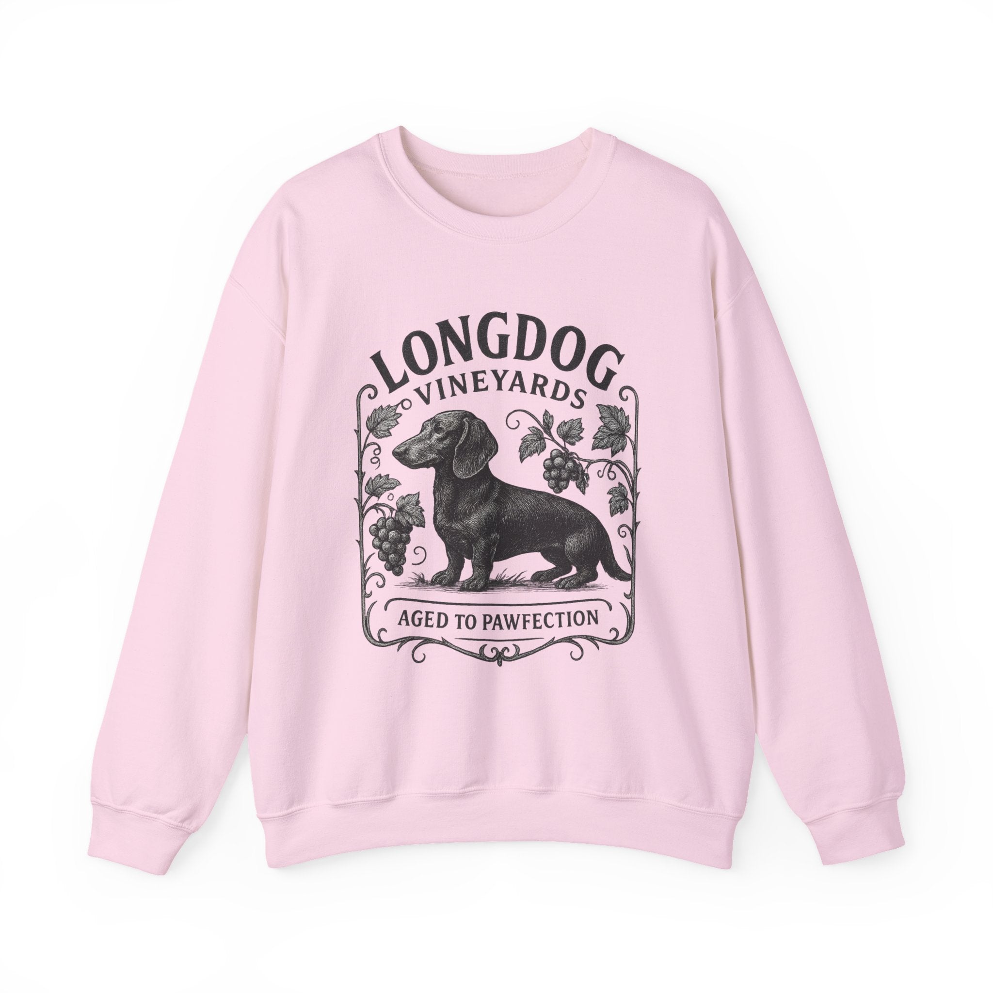 Dachshund Wine Lover Graphic crewneck sweatshirt