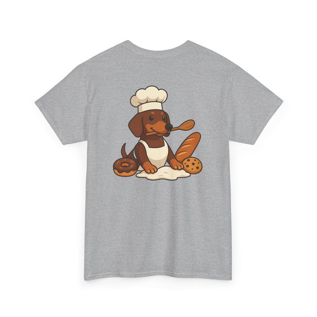 Baker Wienie Dachshund Chef Graphic Tee