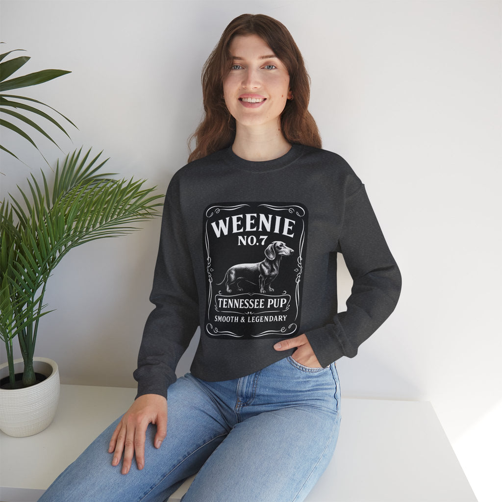 Dachshund whiskey Crewneck Sweatshirt