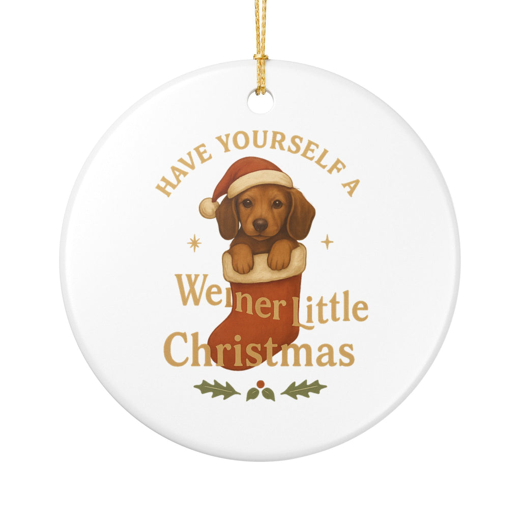 Dachshund Christmas Ornament