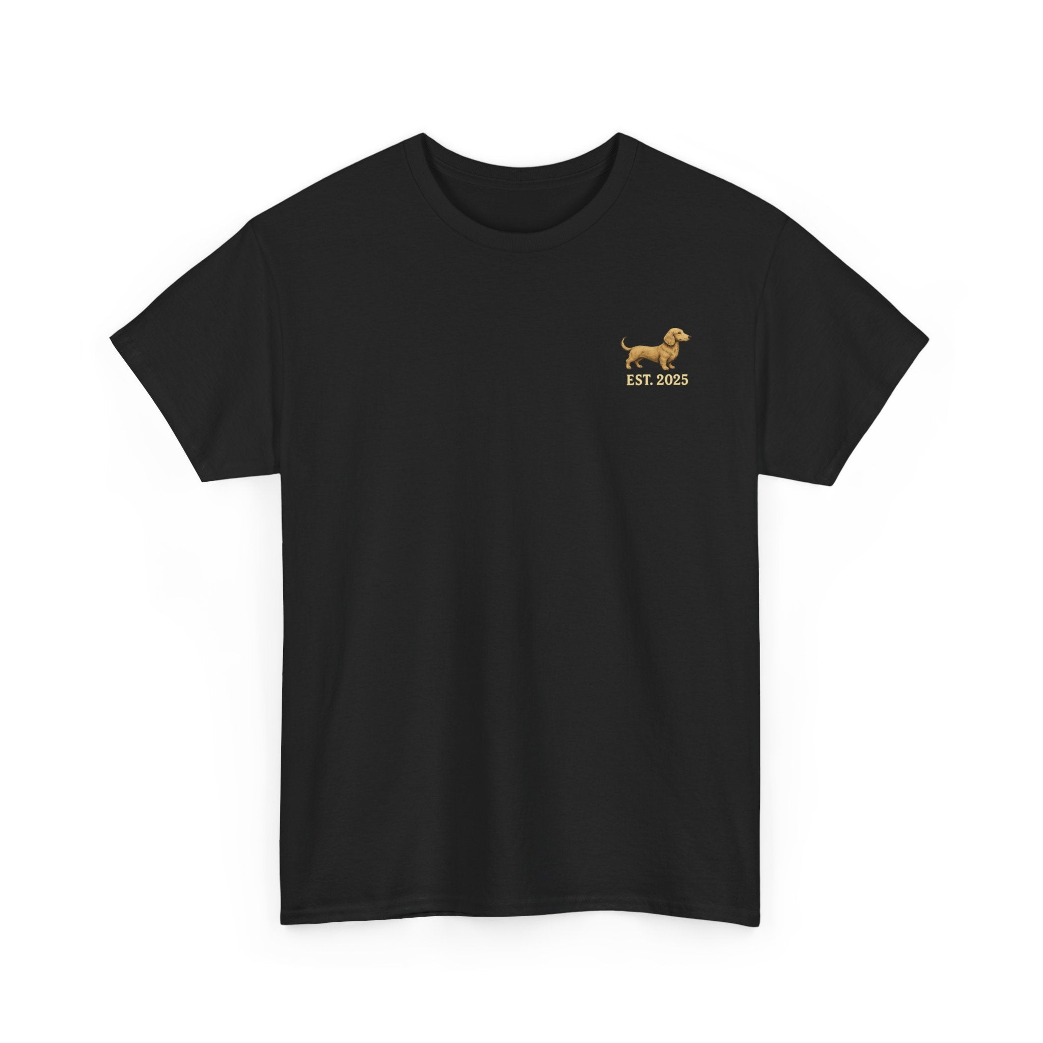 Dachshund T-Shirt — "The Wiener Works Co." Graphic Tee