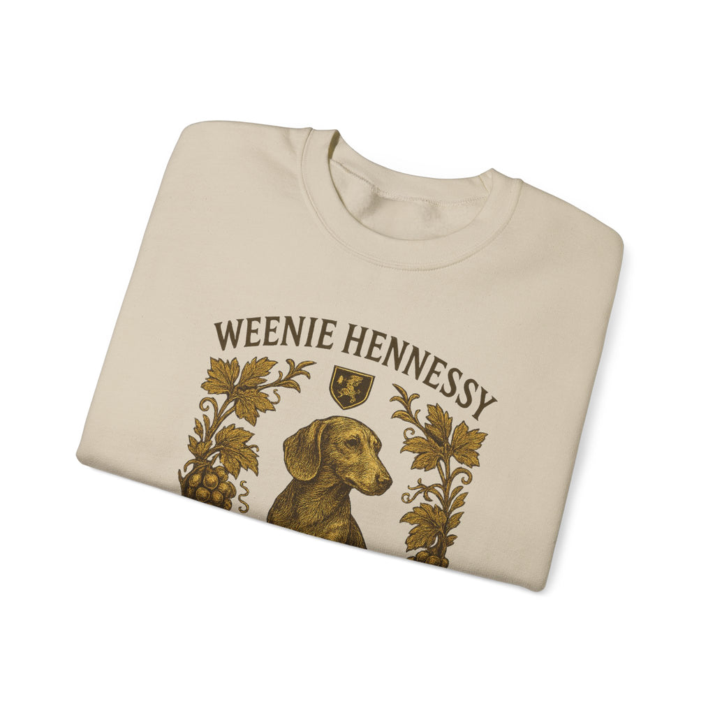 Weenie Hennessy Vintage Dachshund Graphic sweatshirt