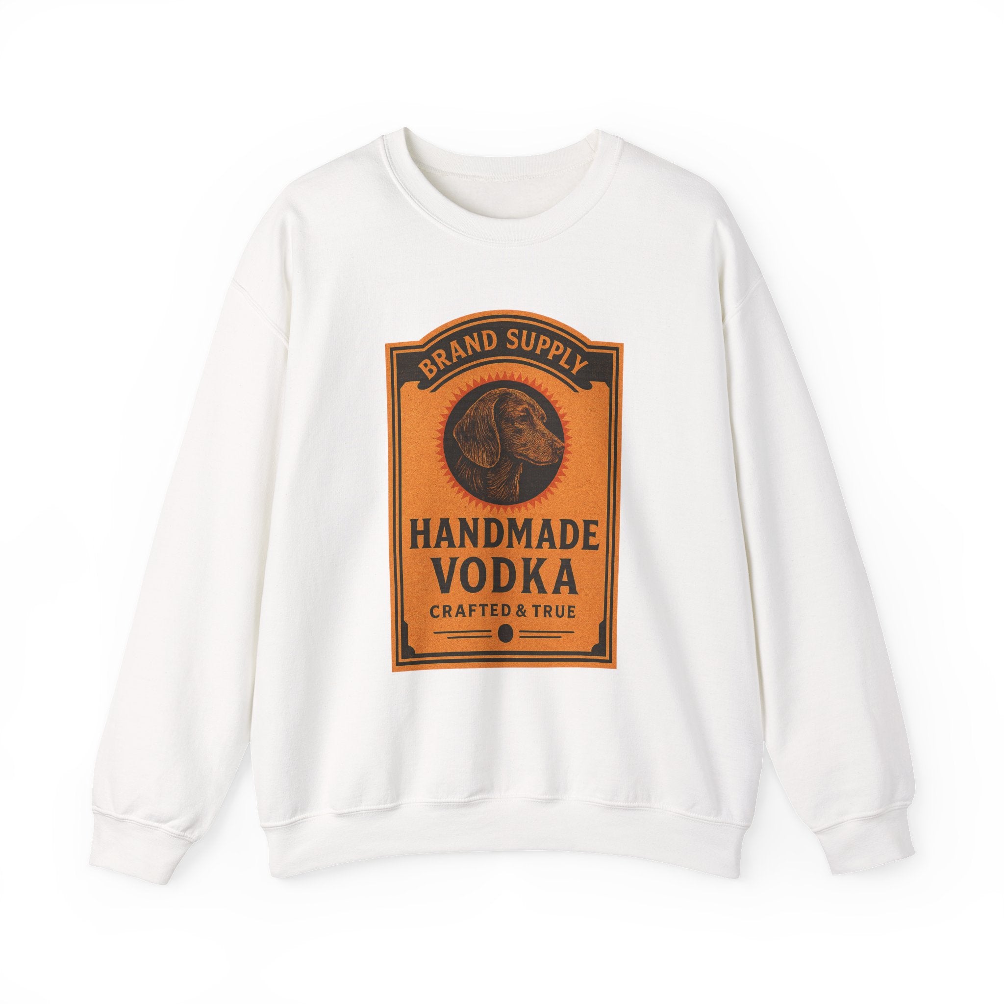 Dachshund Vodka Vintage Label Graphic sweatshirt