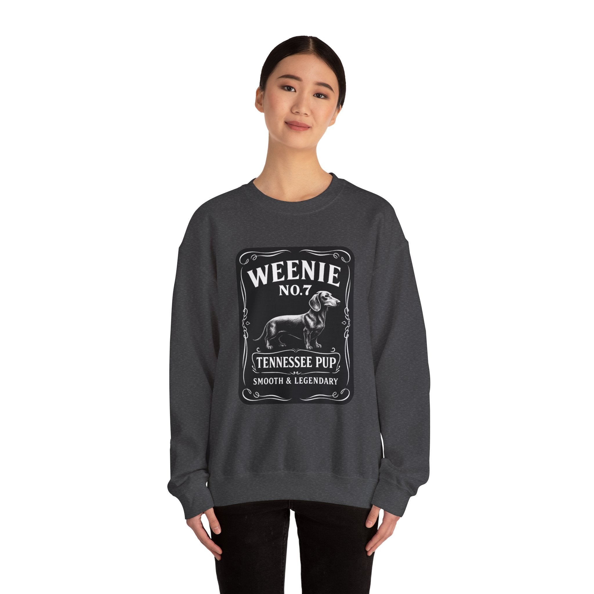 Dachshund whiskey Crewneck Sweatshirt