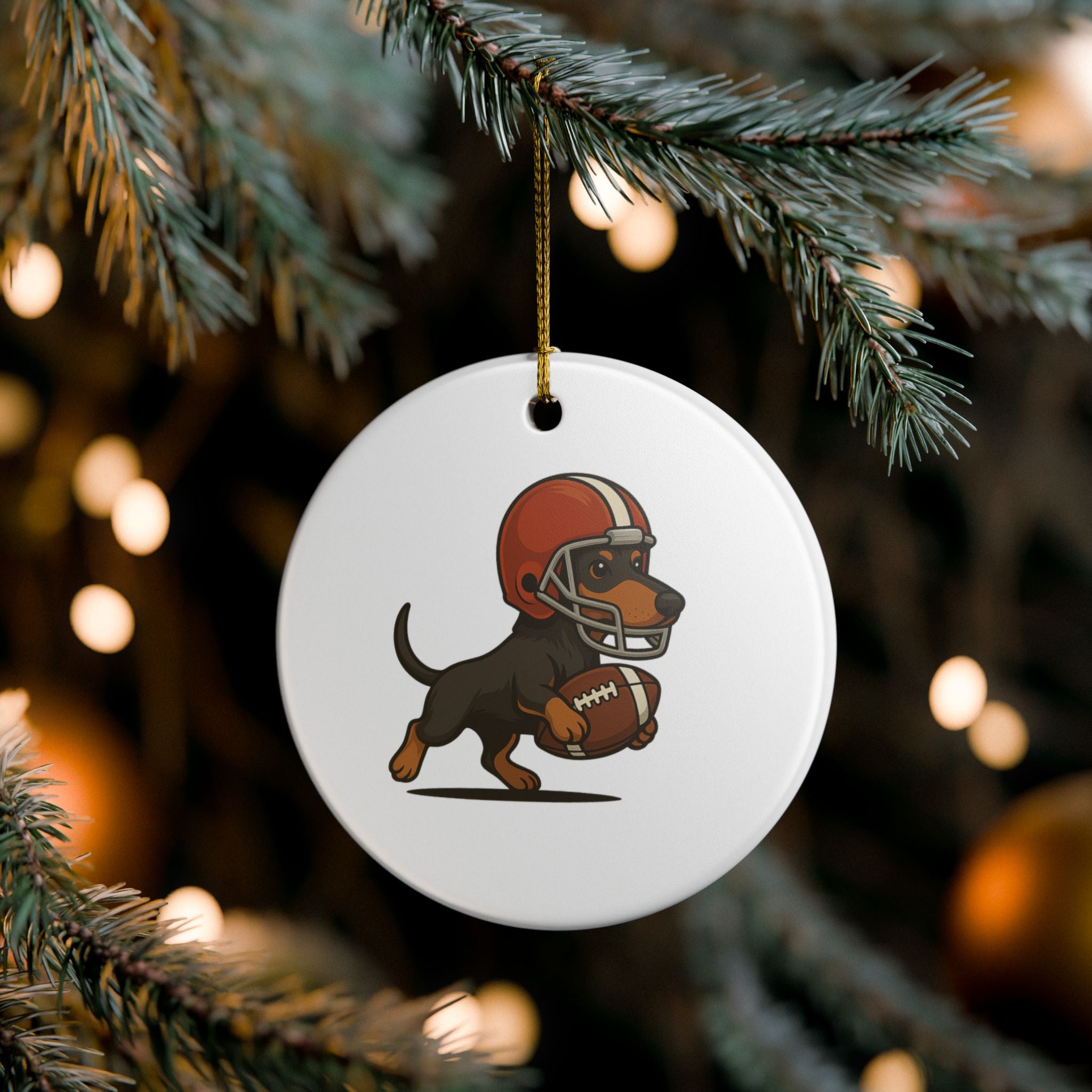Dachshund Christmas Ornament