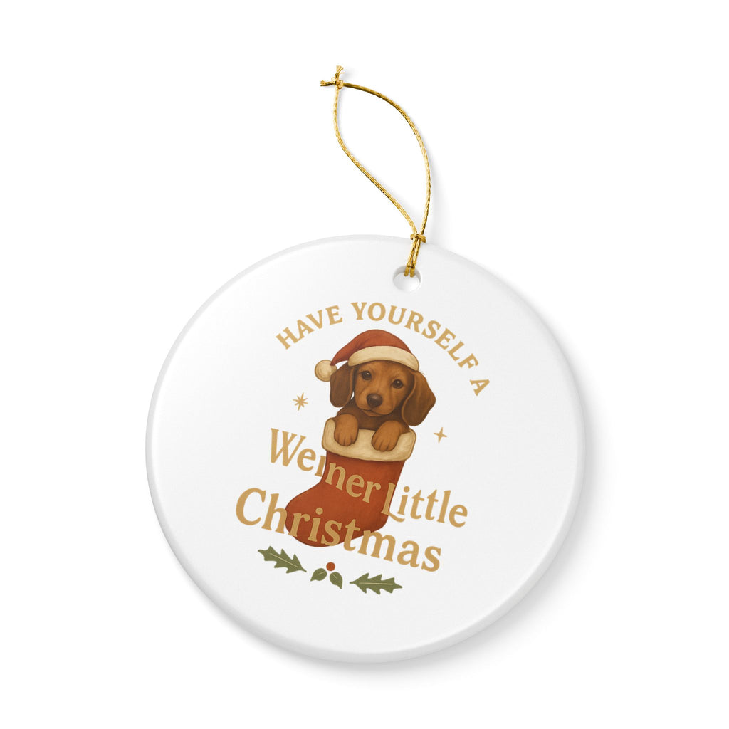 Dachshund Christmas Ornament