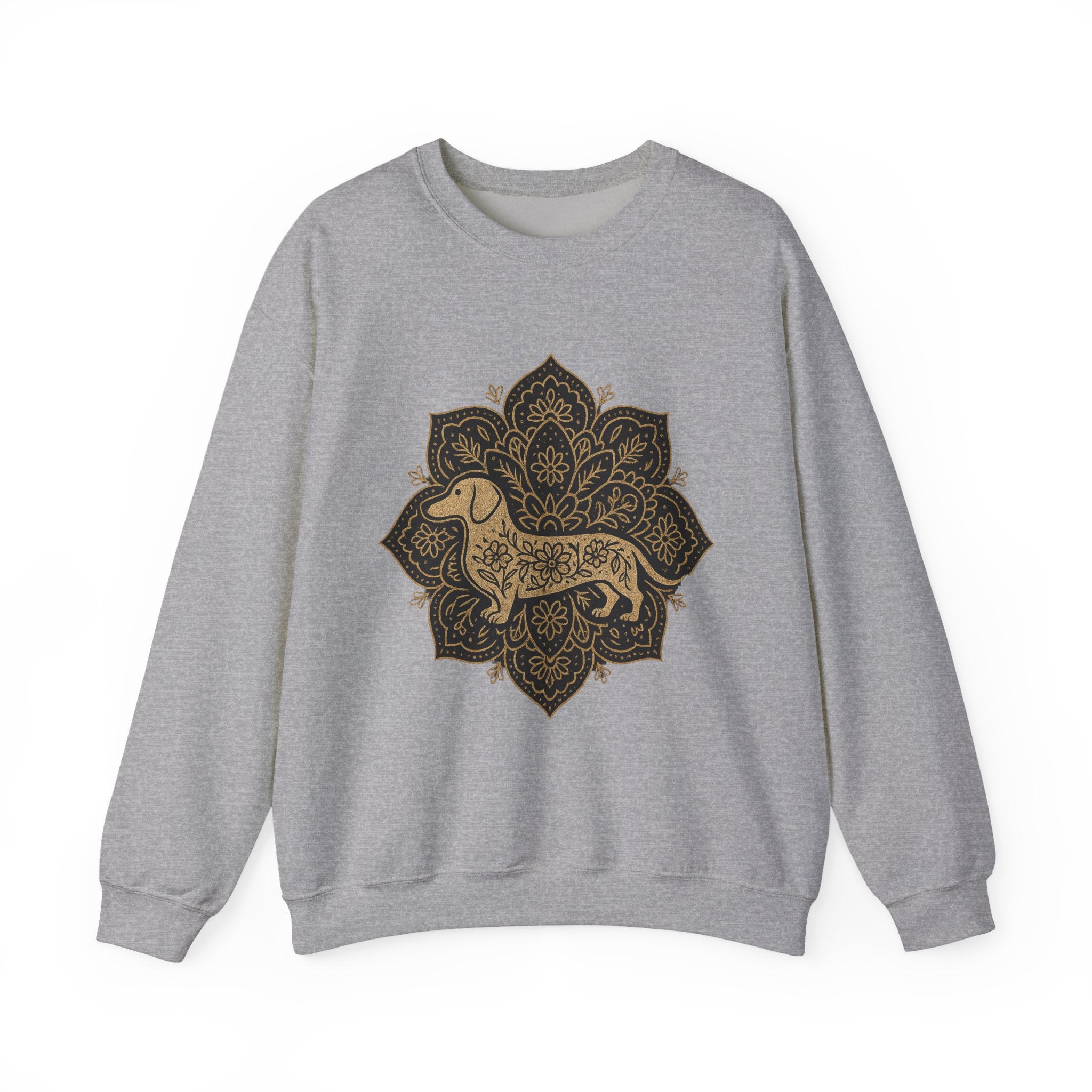 Dachshund Mandala unisex Crewneck Sweatshirt