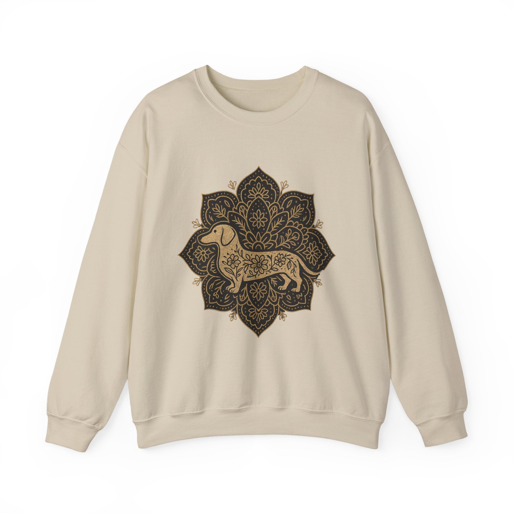 Dachshund Mandala unisex Crewneck Sweatshirt