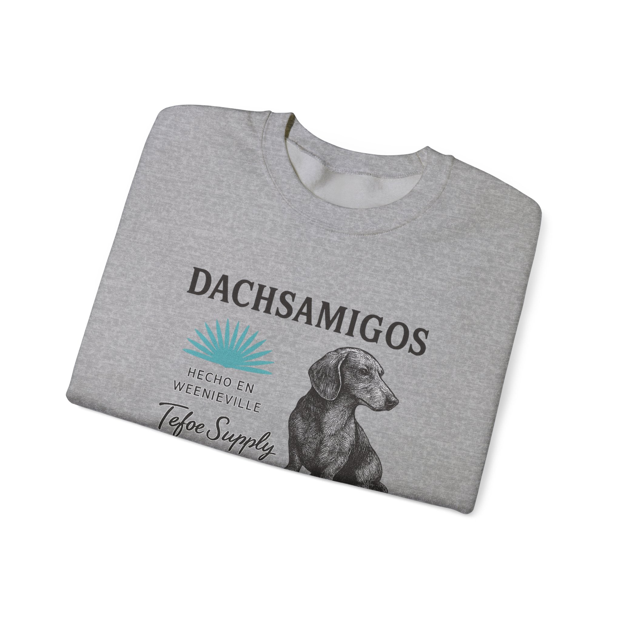 Dachsamigos Sweatshirt — Cute Dachshund Graphic Crewneck