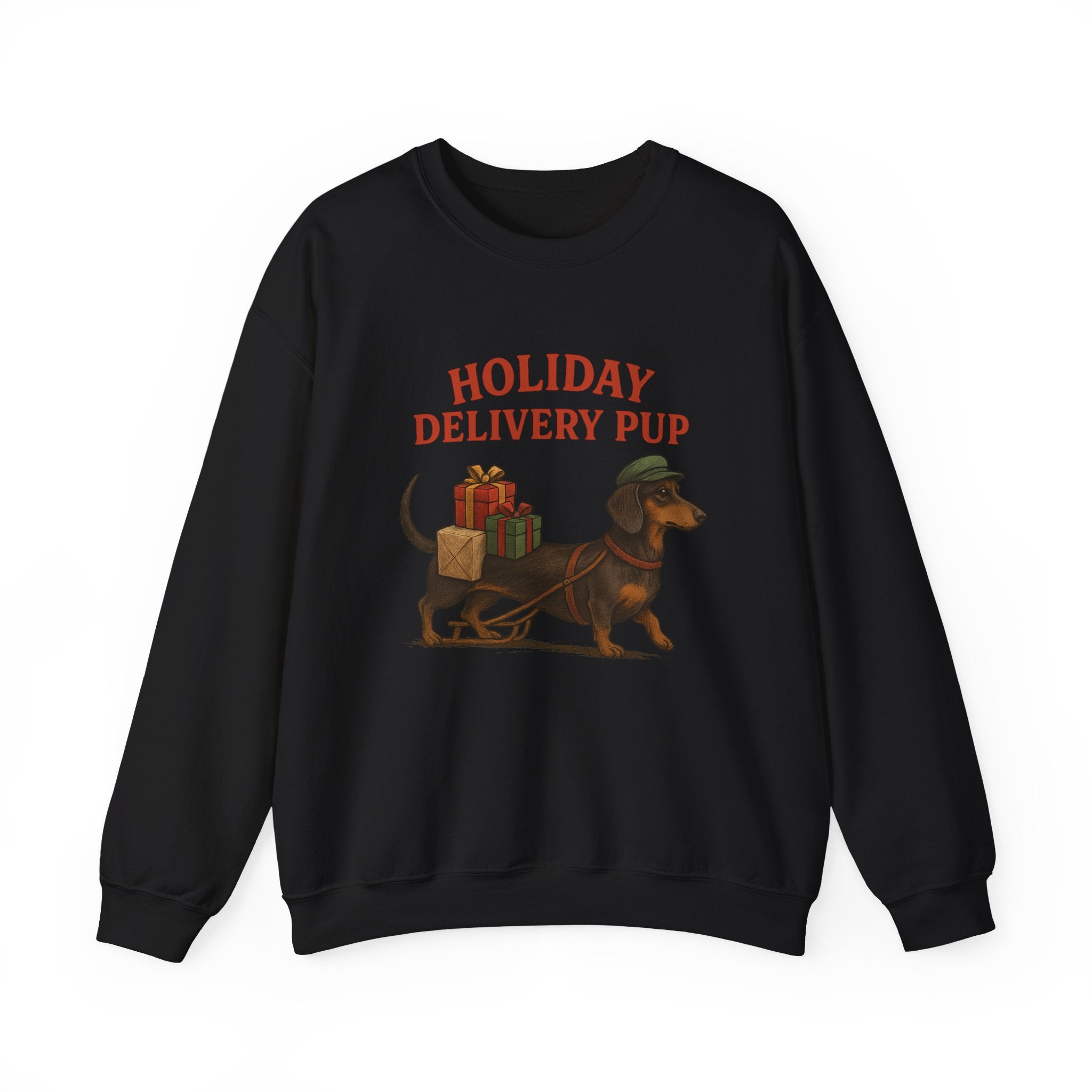 Holiday Delivery dachshund Sweatshirt – Dachshund Christmas Crewneck