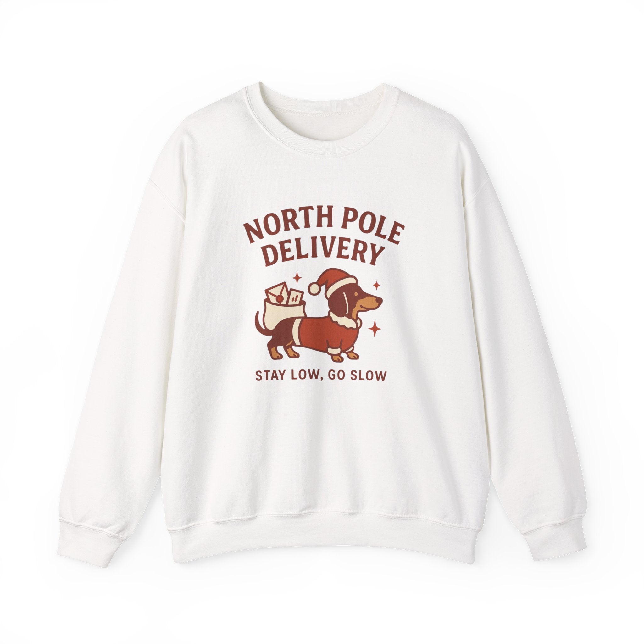 Dachshund Delivery Christmas Sweatshirt