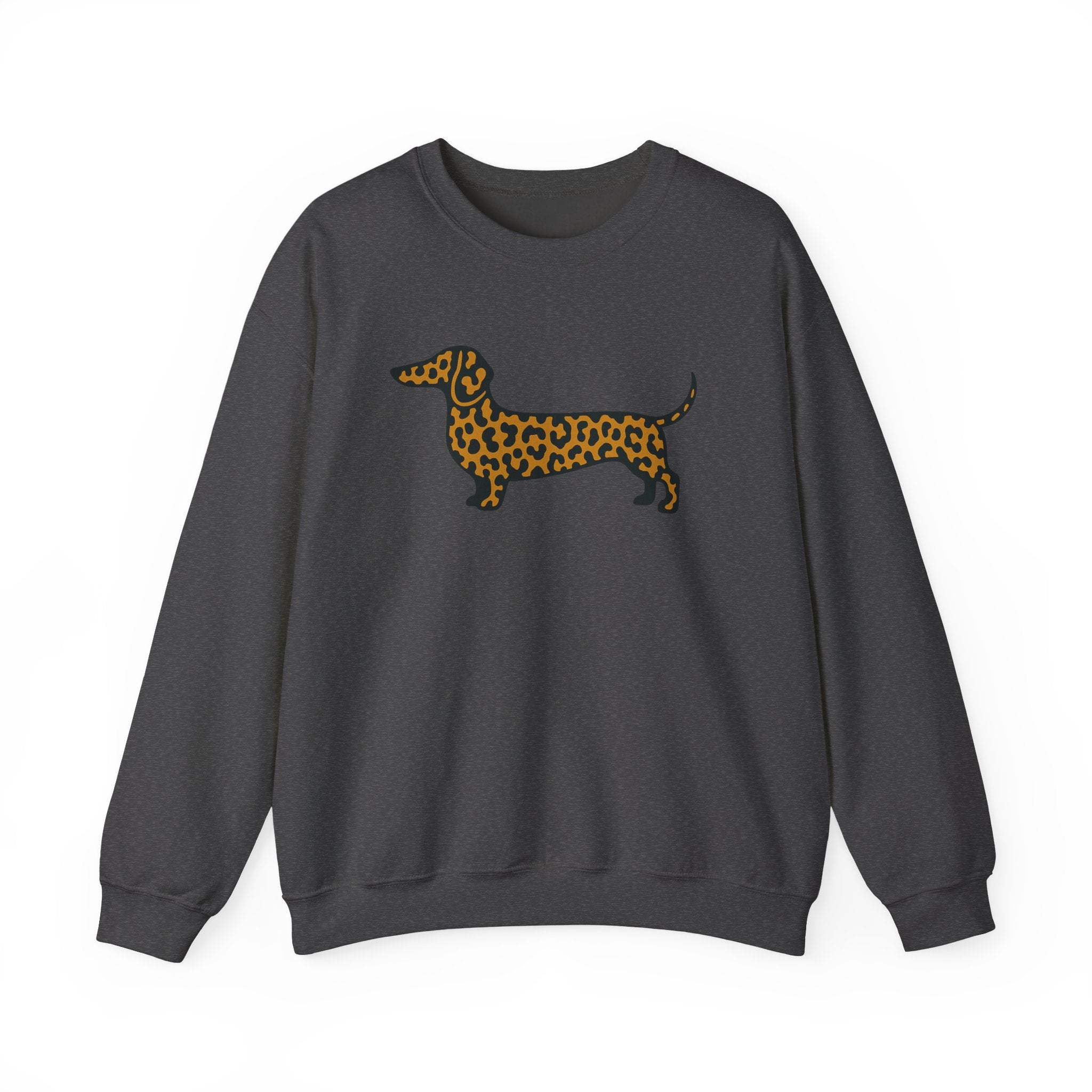 Leopard Print Dachshund Sweatshirt