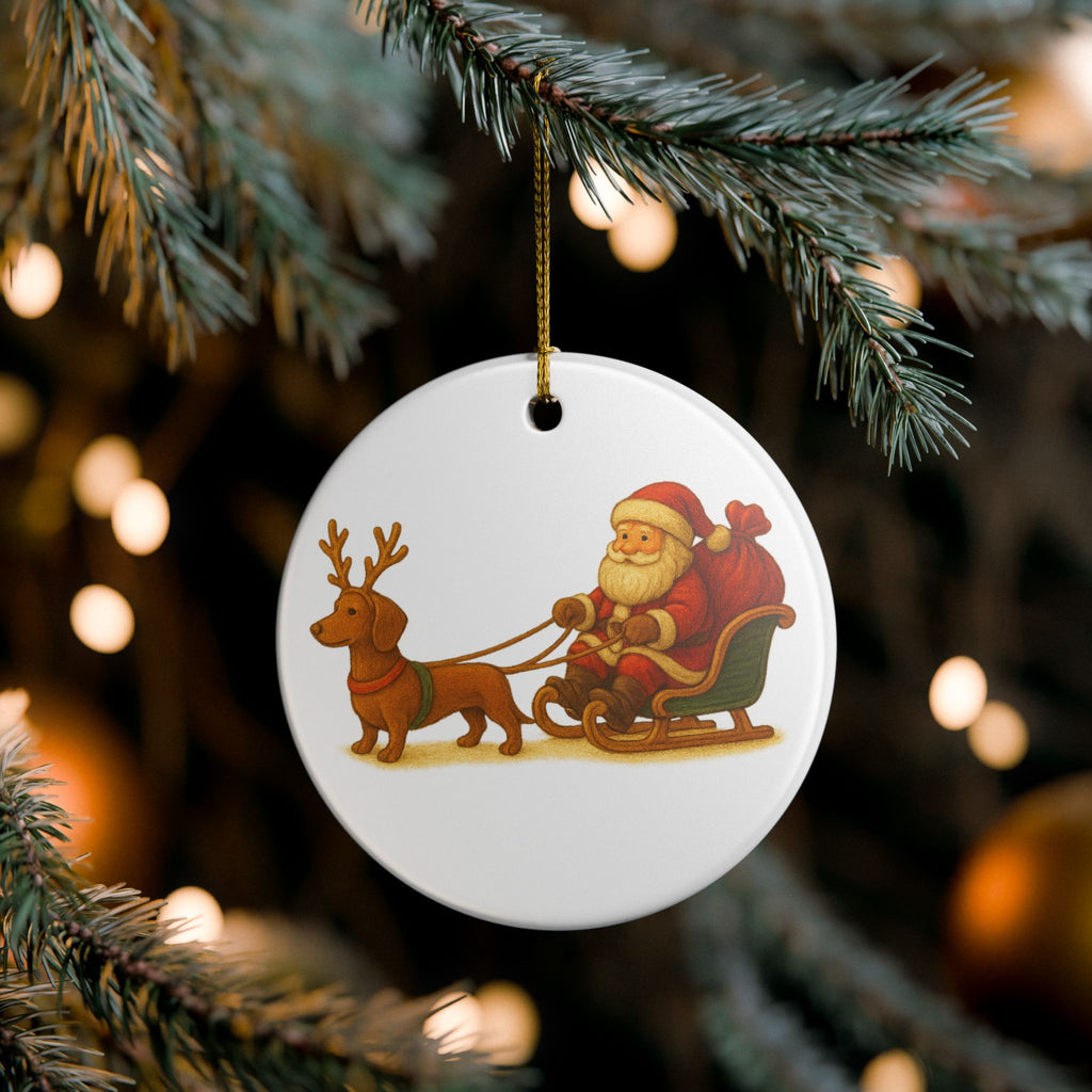 Dachshund Christmas Ornament