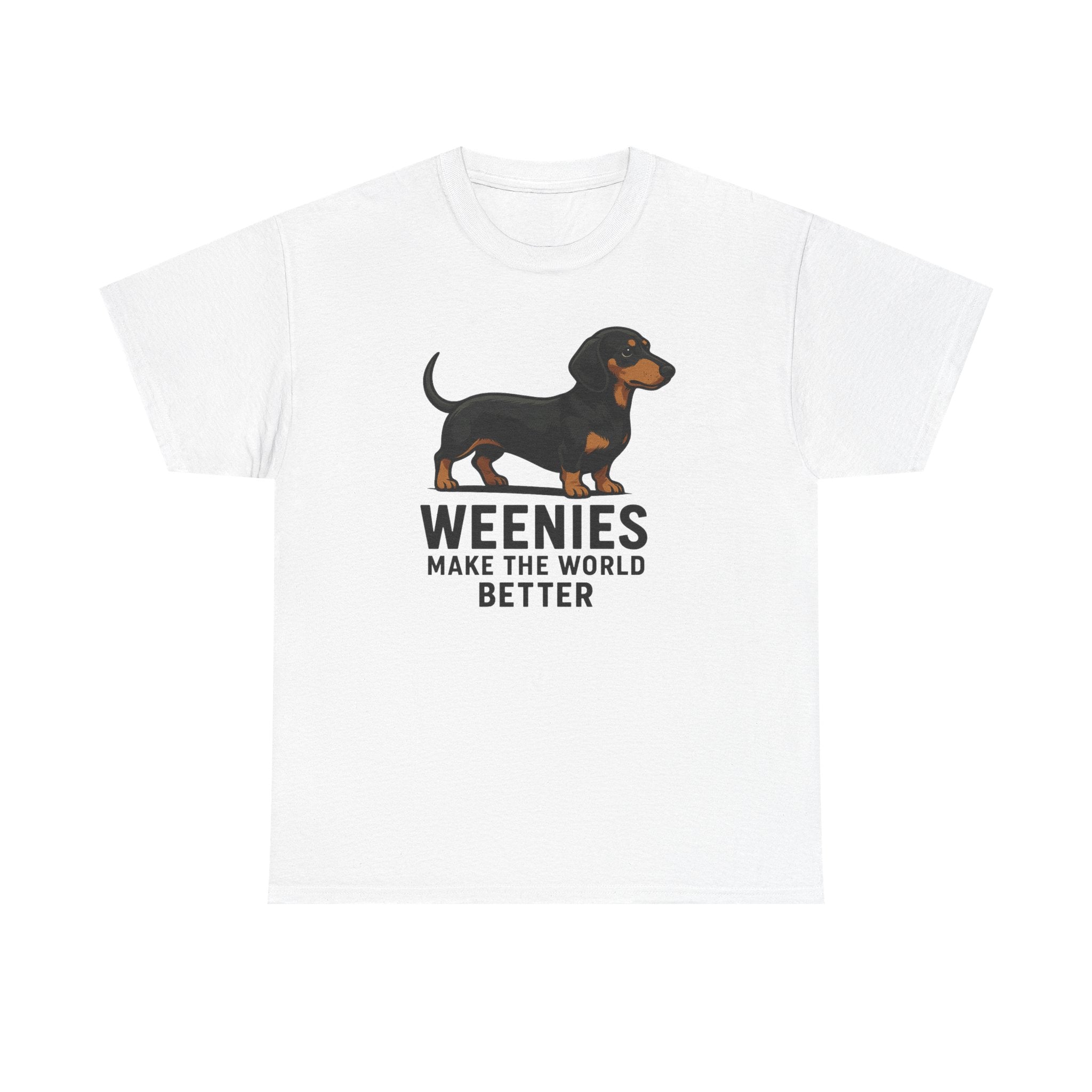 Dachshund Tee — "Weenies Make The World Better" Dog Lover Shirt