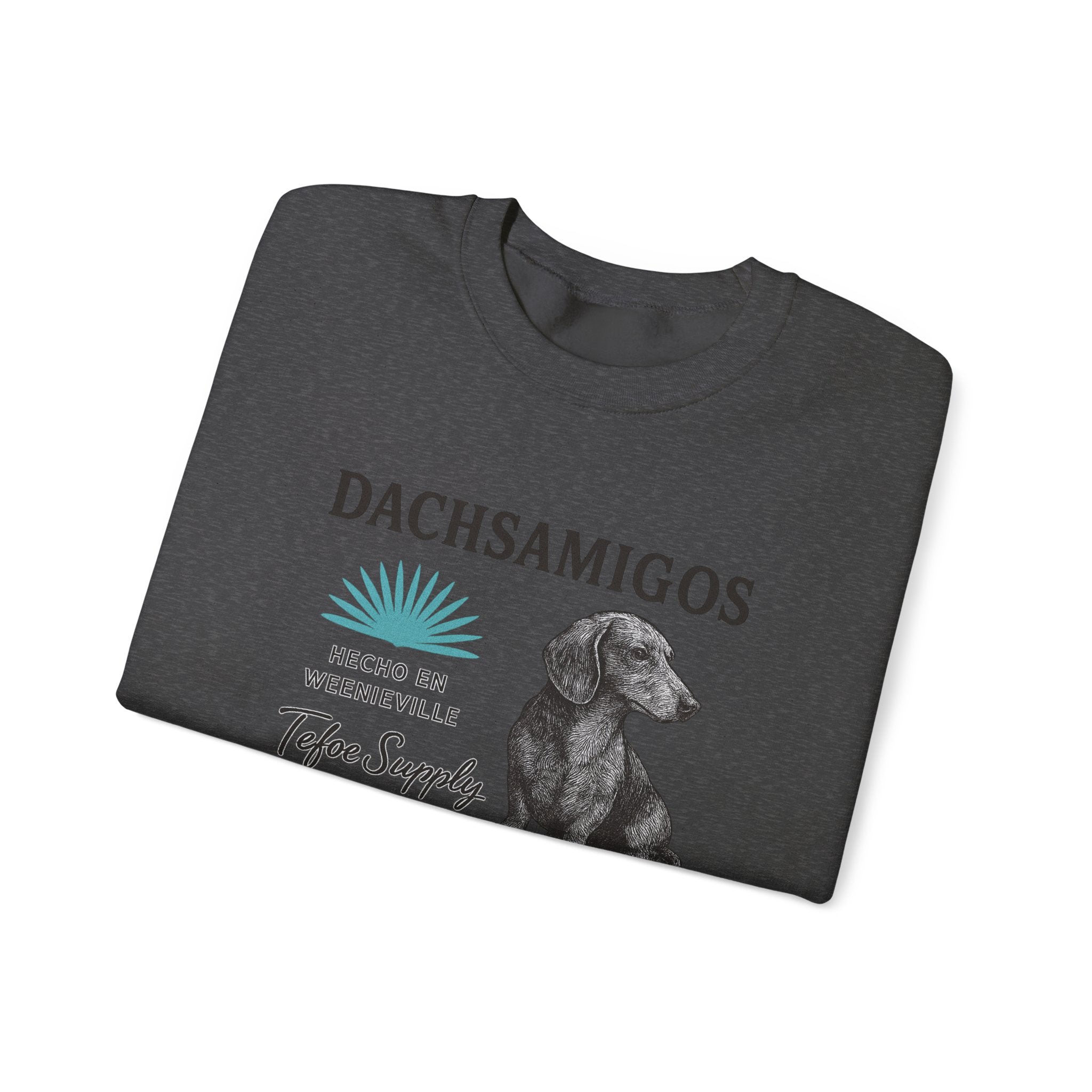 Dachsamigos Sweatshirt — Cute Dachshund Graphic Crewneck