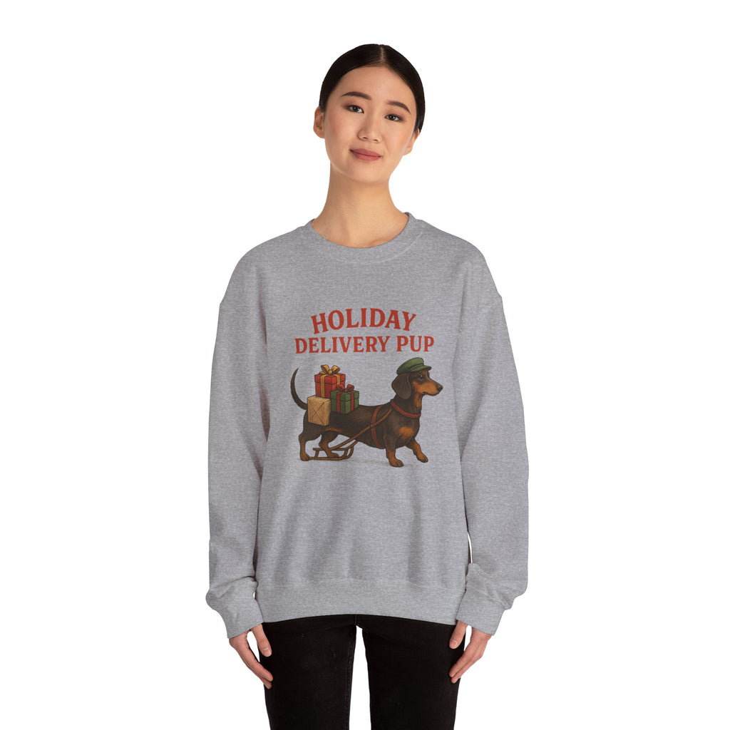 Holiday Delivery dachshund Sweatshirt – Dachshund Christmas Crewneck